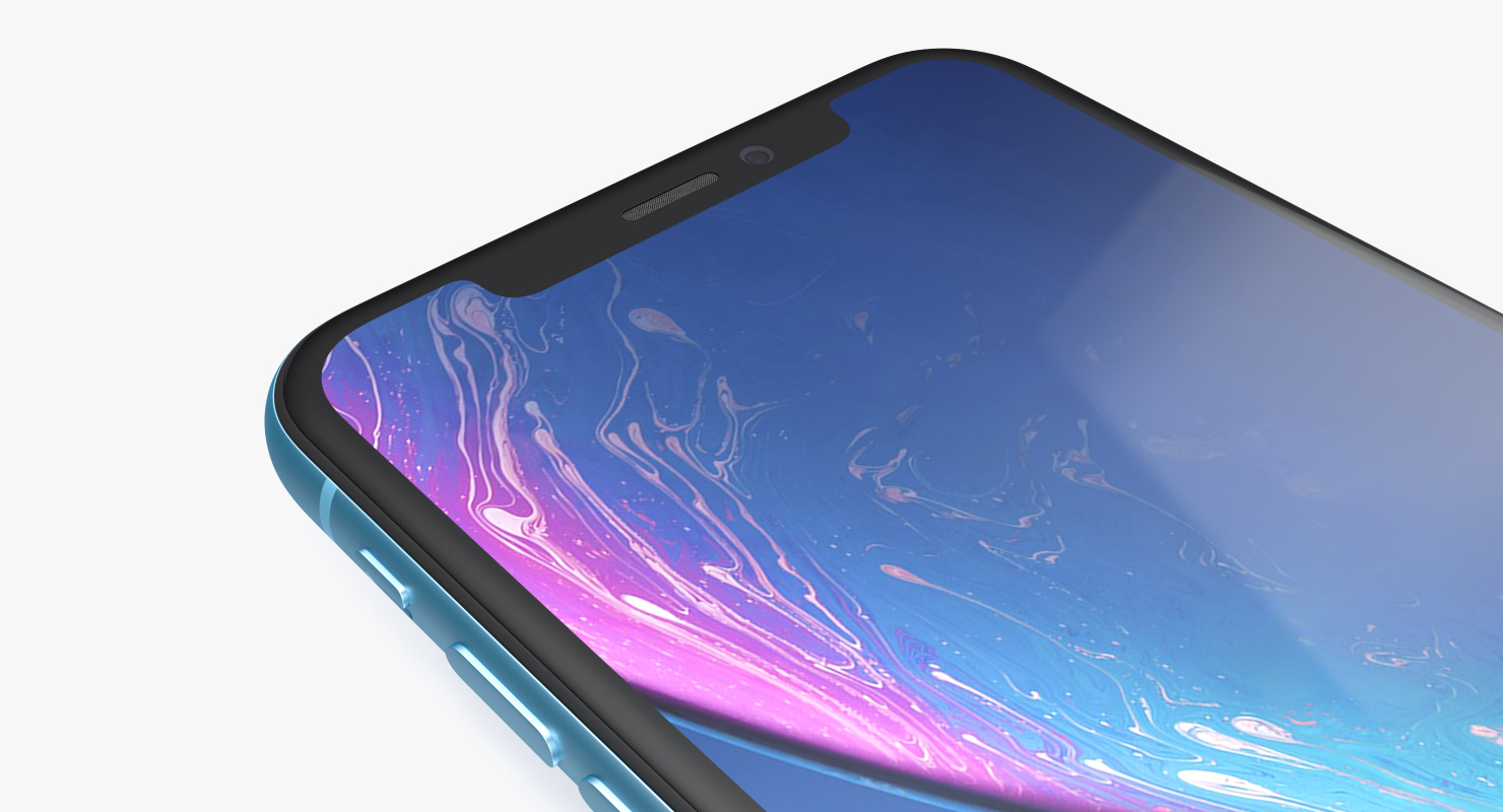iPhone XR Blue 3D model