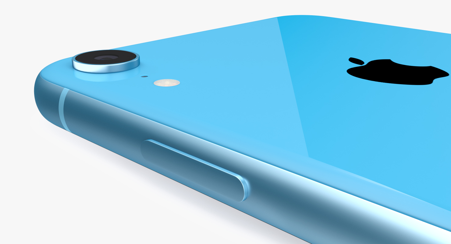 iPhone XR Blue 3D model