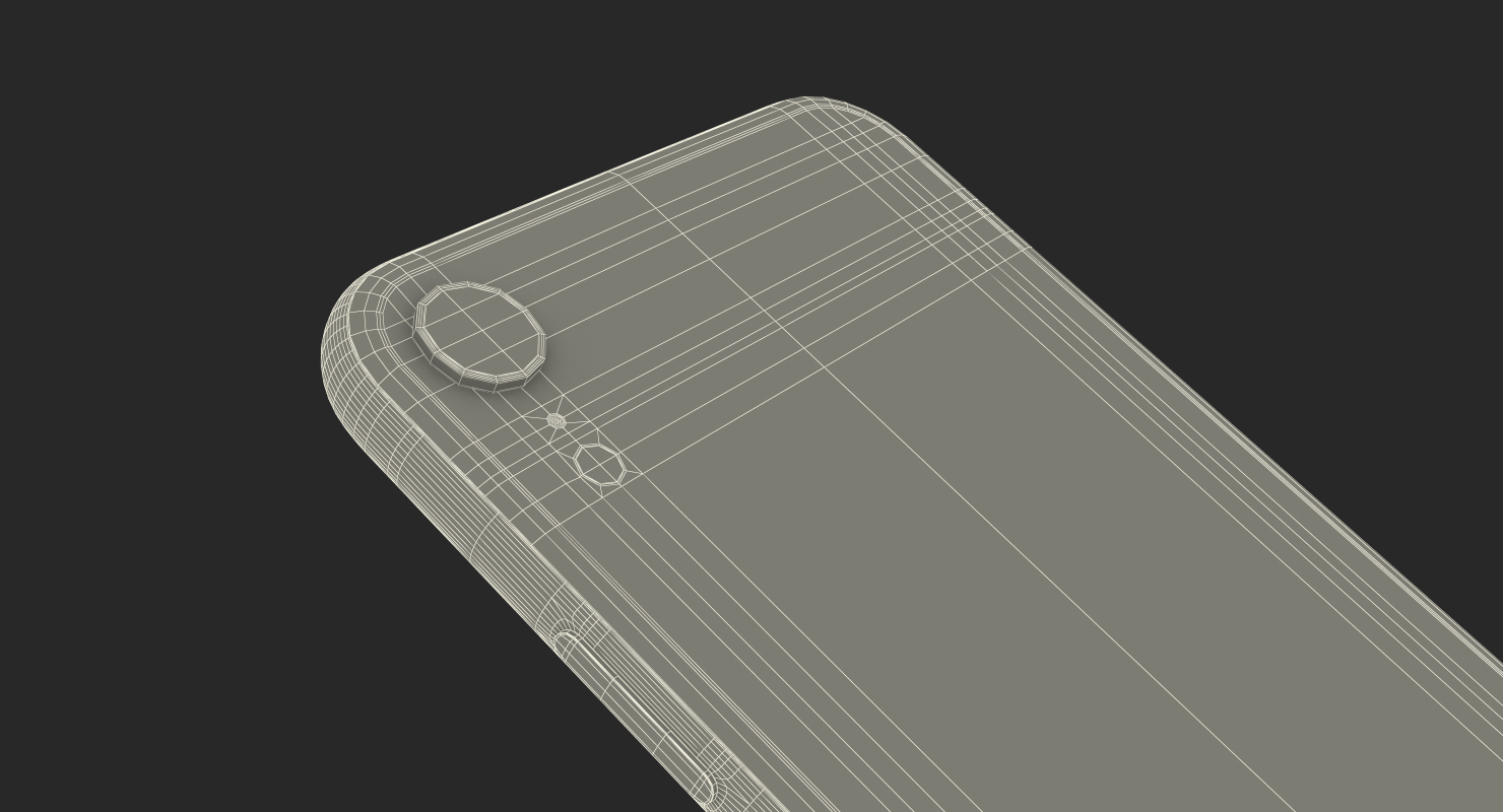 iPhone XR Blue 3D model