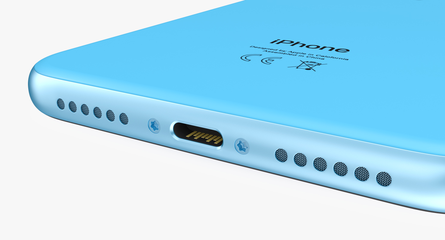 iPhone XR Blue 3D model
