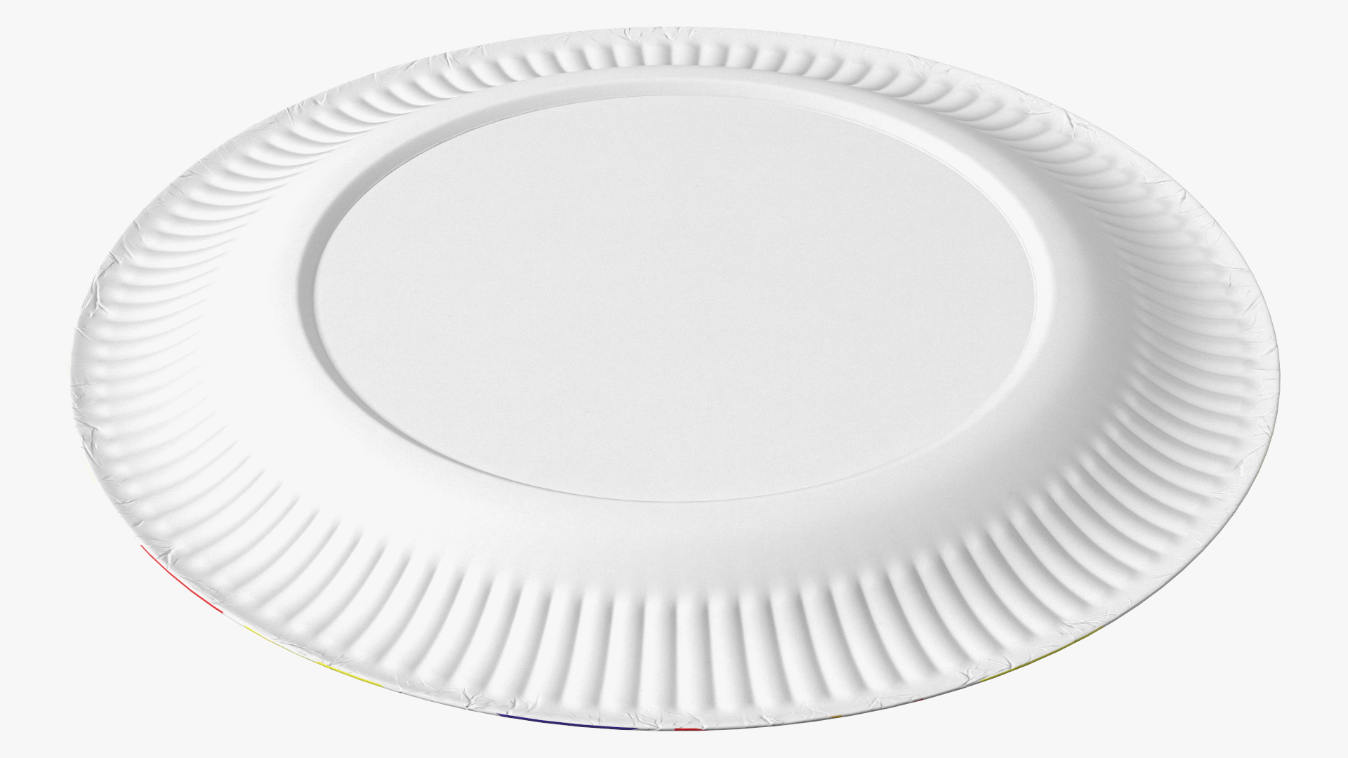 Stars Paper Plate 3D