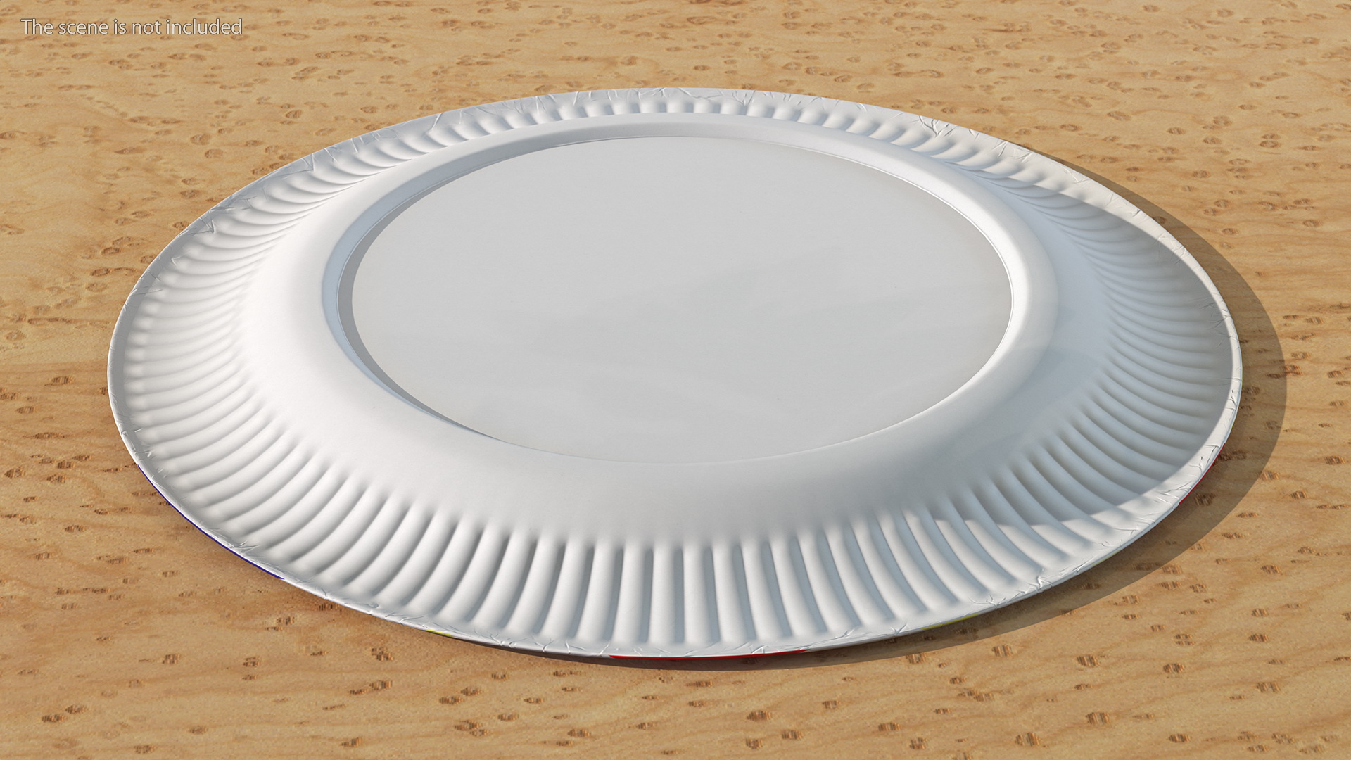 Stars Paper Plate 3D