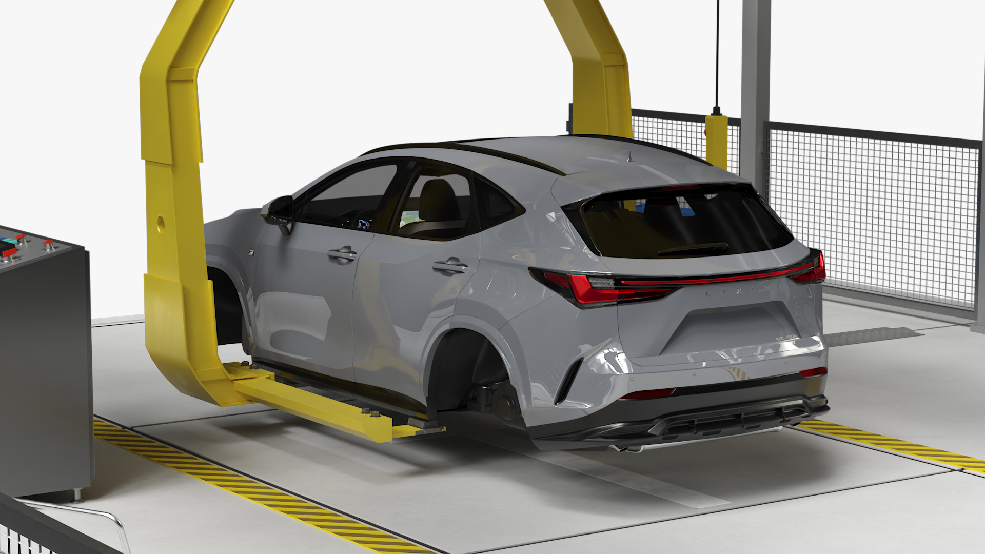 3D model Automatic Lexus Body Line
