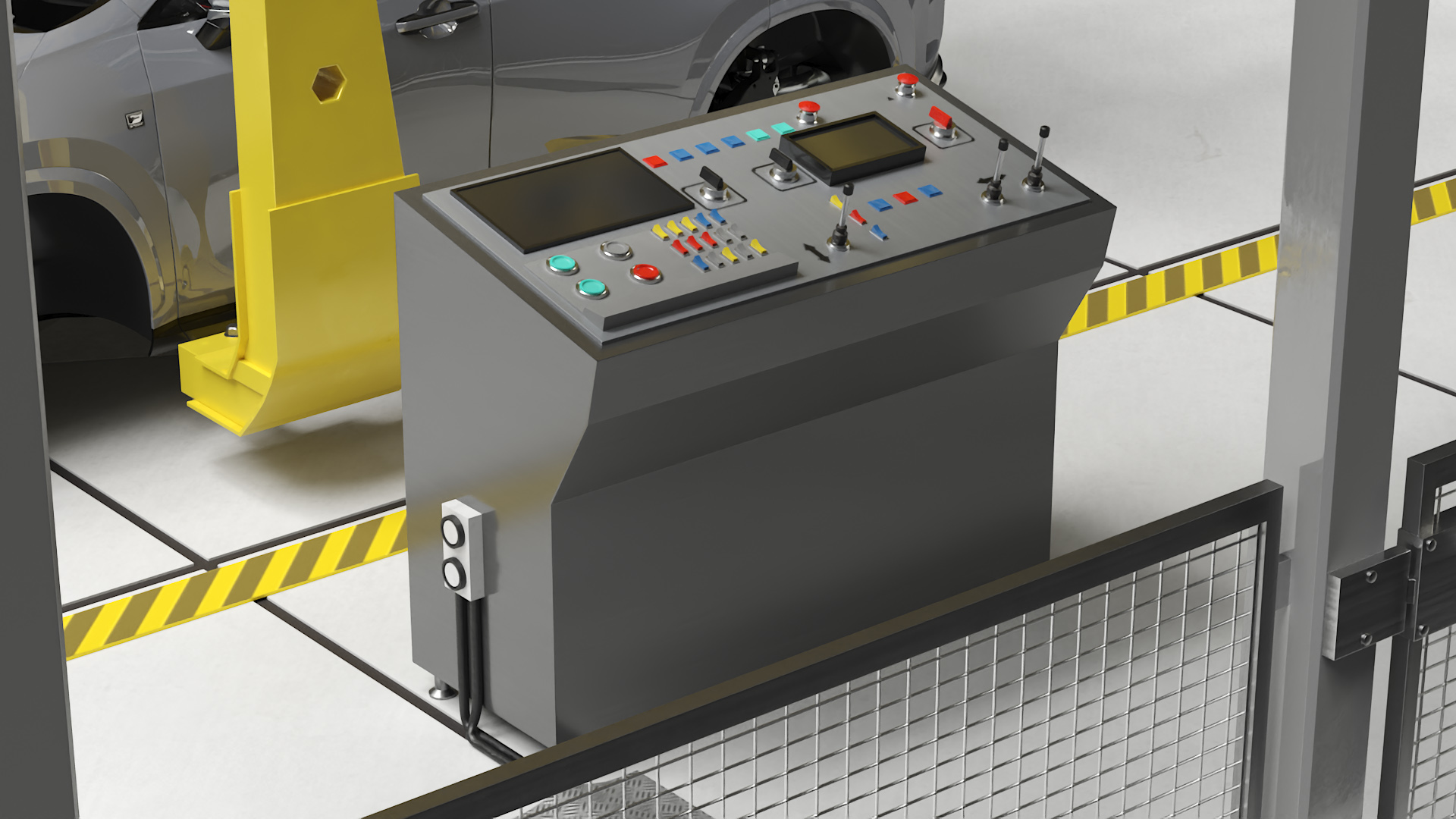 3D model Automatic Lexus Body Line