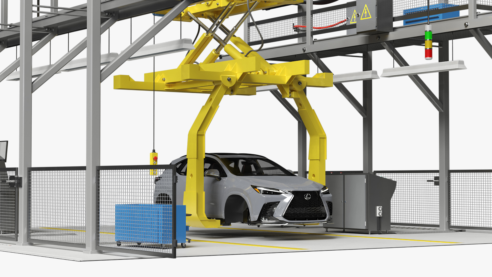 3D model Automatic Lexus Body Line