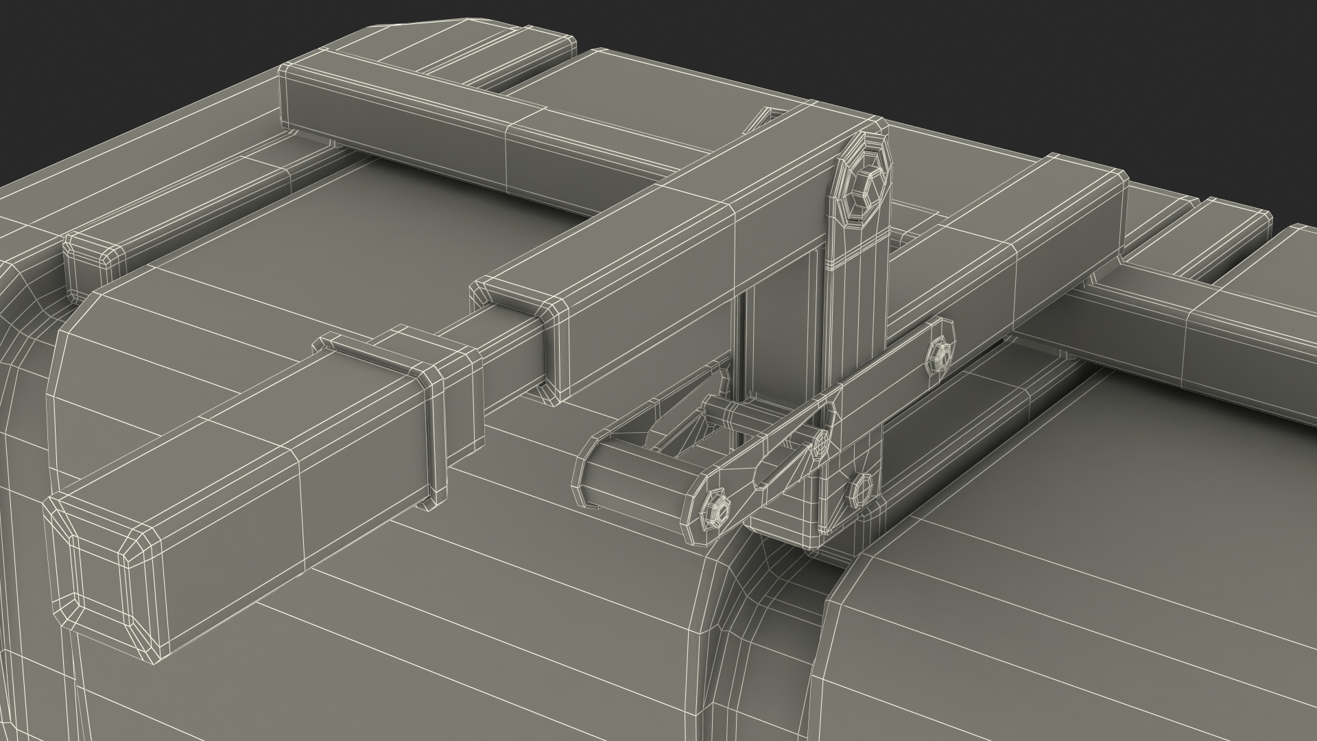 Thule Transporter Combi Cargo Carrier Rigged 3D model