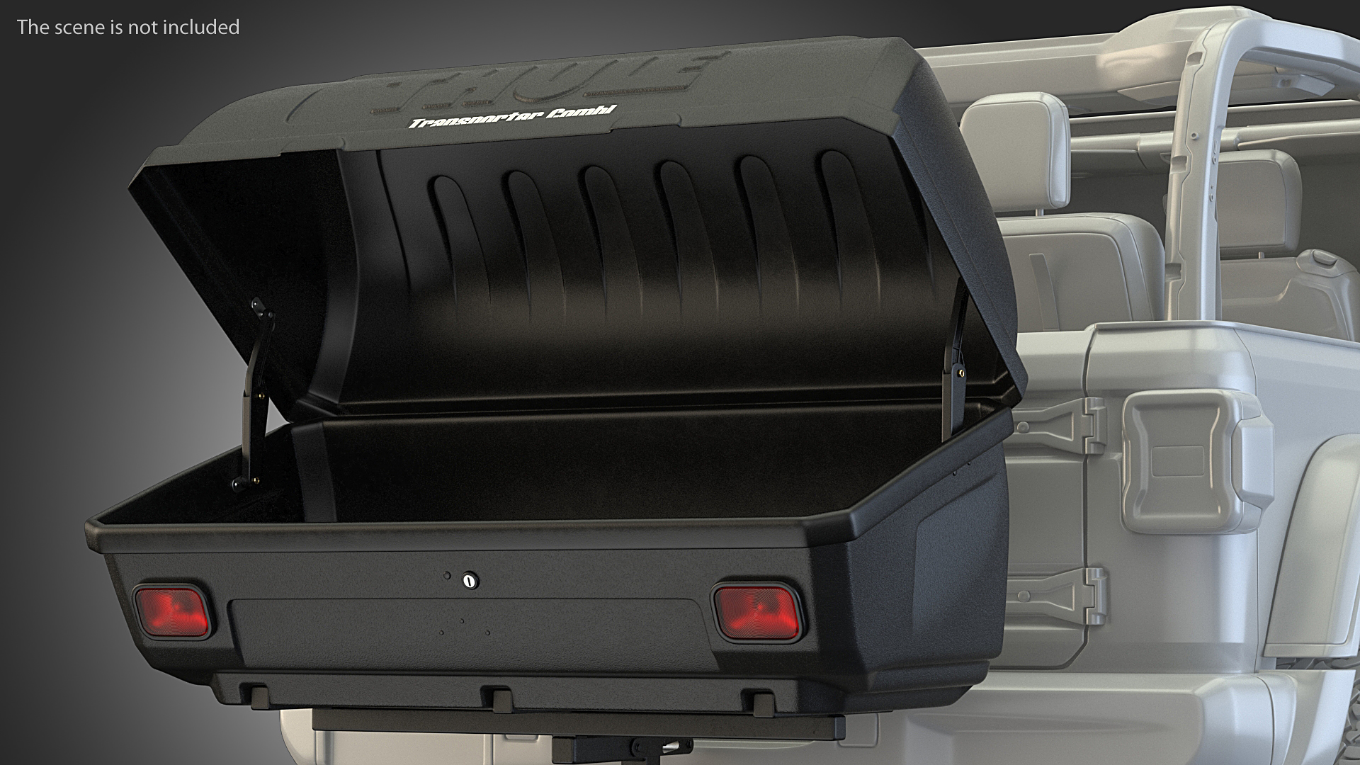 Thule Transporter Combi Cargo Carrier Rigged 3D model