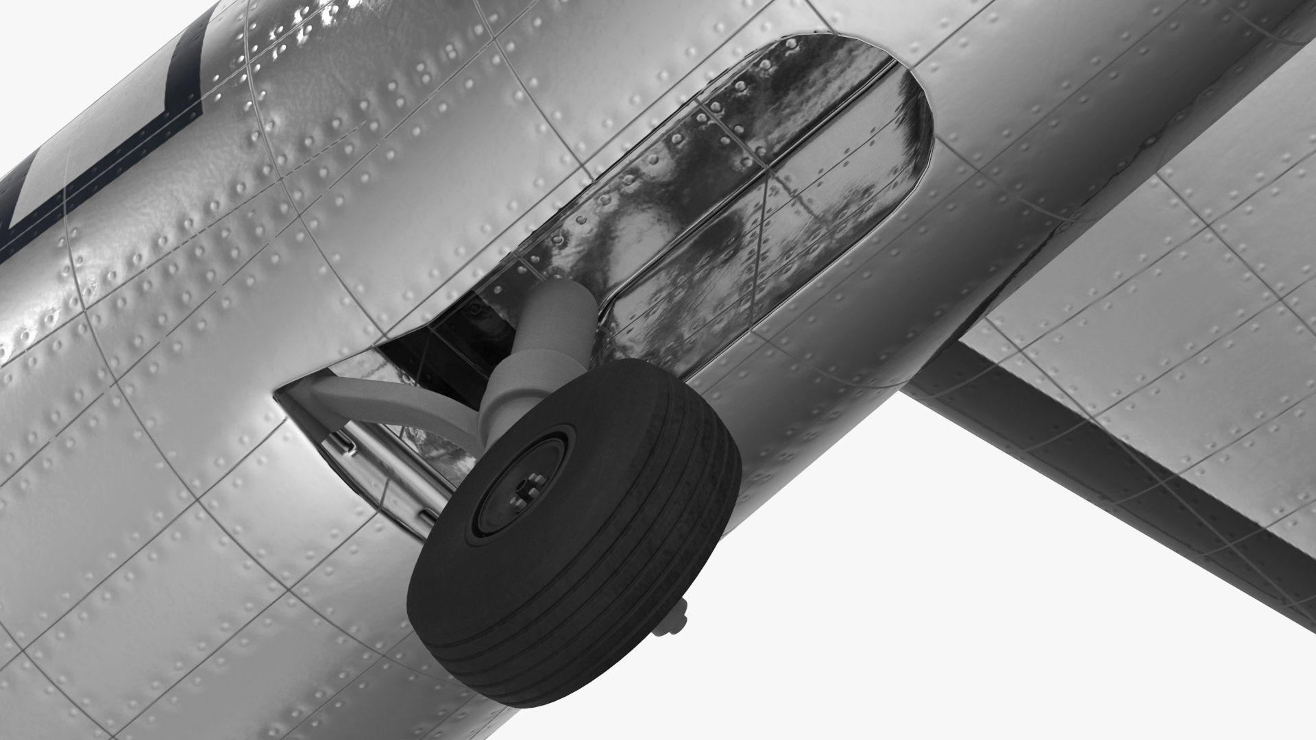 3D Boeing B-17 Propeller Aircraft Bomber Rigged for Cinema 4D model