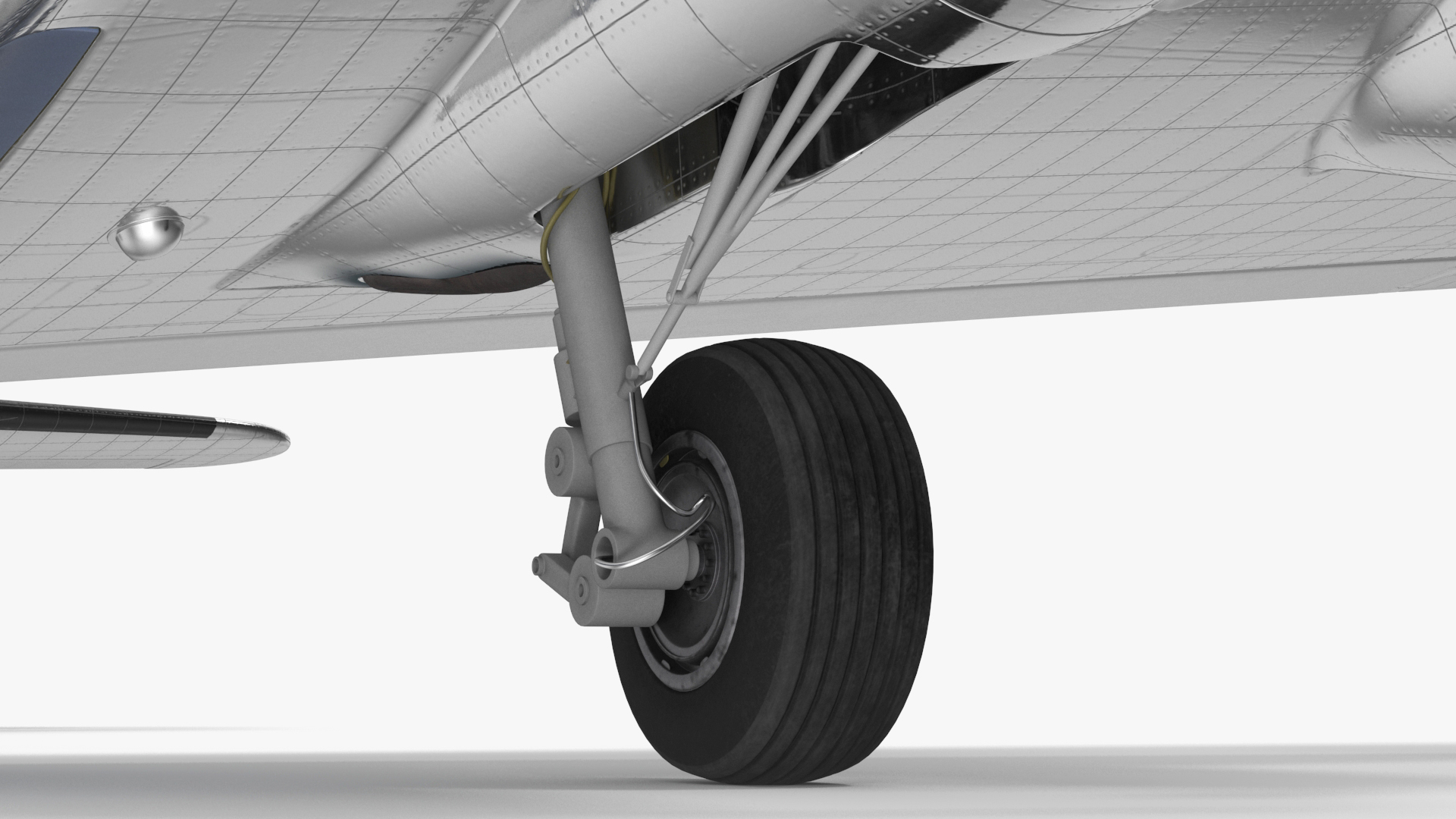 3D Boeing B-17 Propeller Aircraft Bomber Rigged for Cinema 4D model