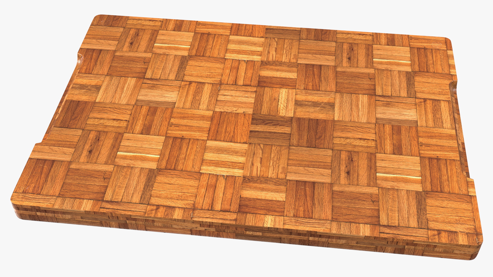 3D Cutting Board Dark Bamboo Large
