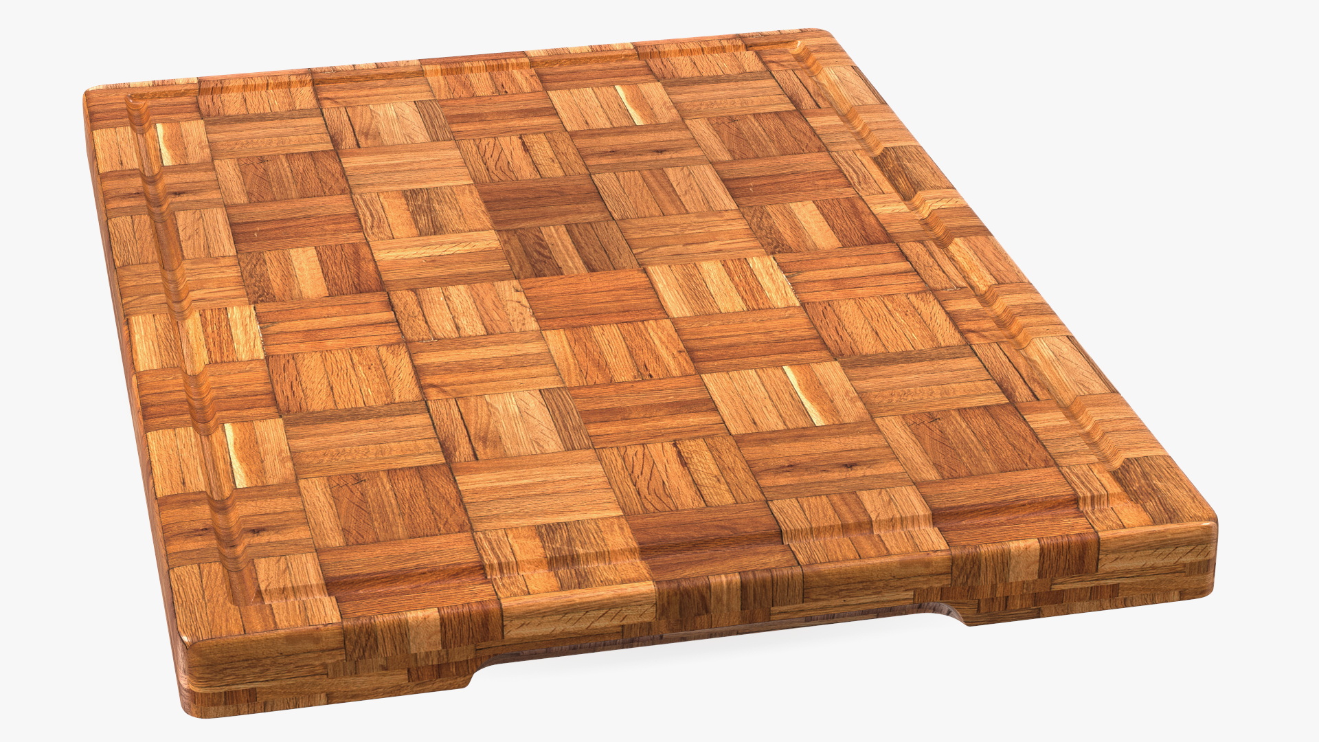3D Cutting Board Dark Bamboo Large
