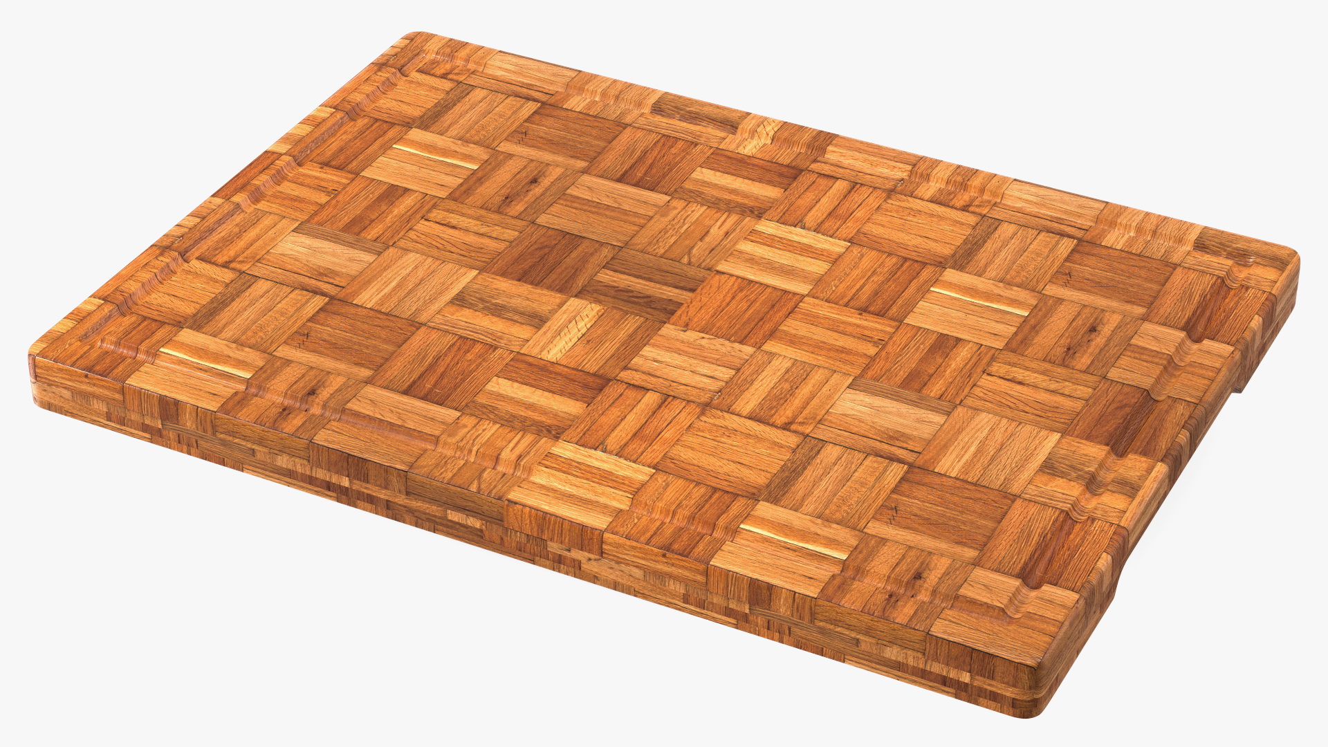 3D Cutting Board Dark Bamboo Large