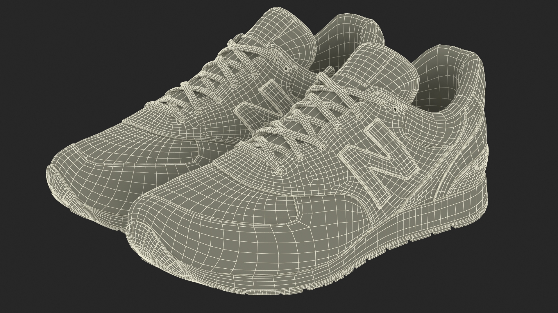 New Balance Sneakers Fur 3D model