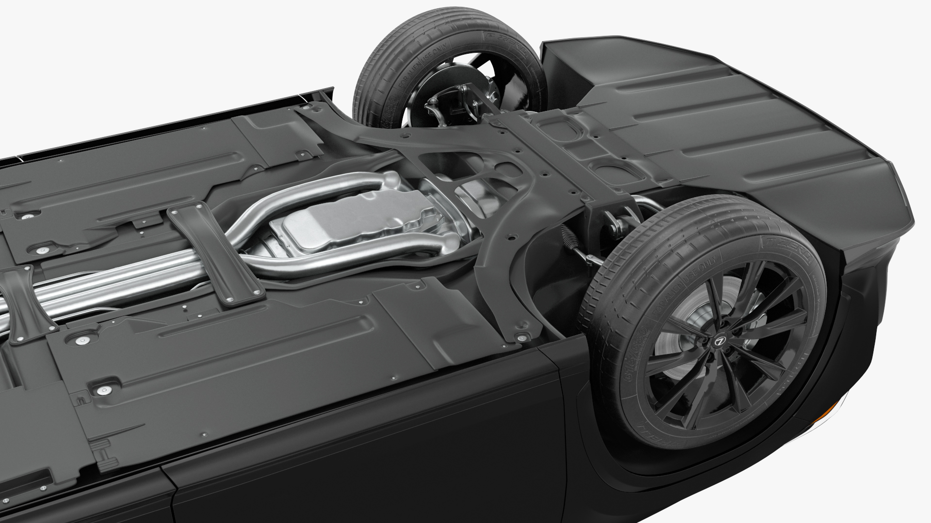 Luxury Lexus NX HYBRID 2024 Black Simple Interior 3D model