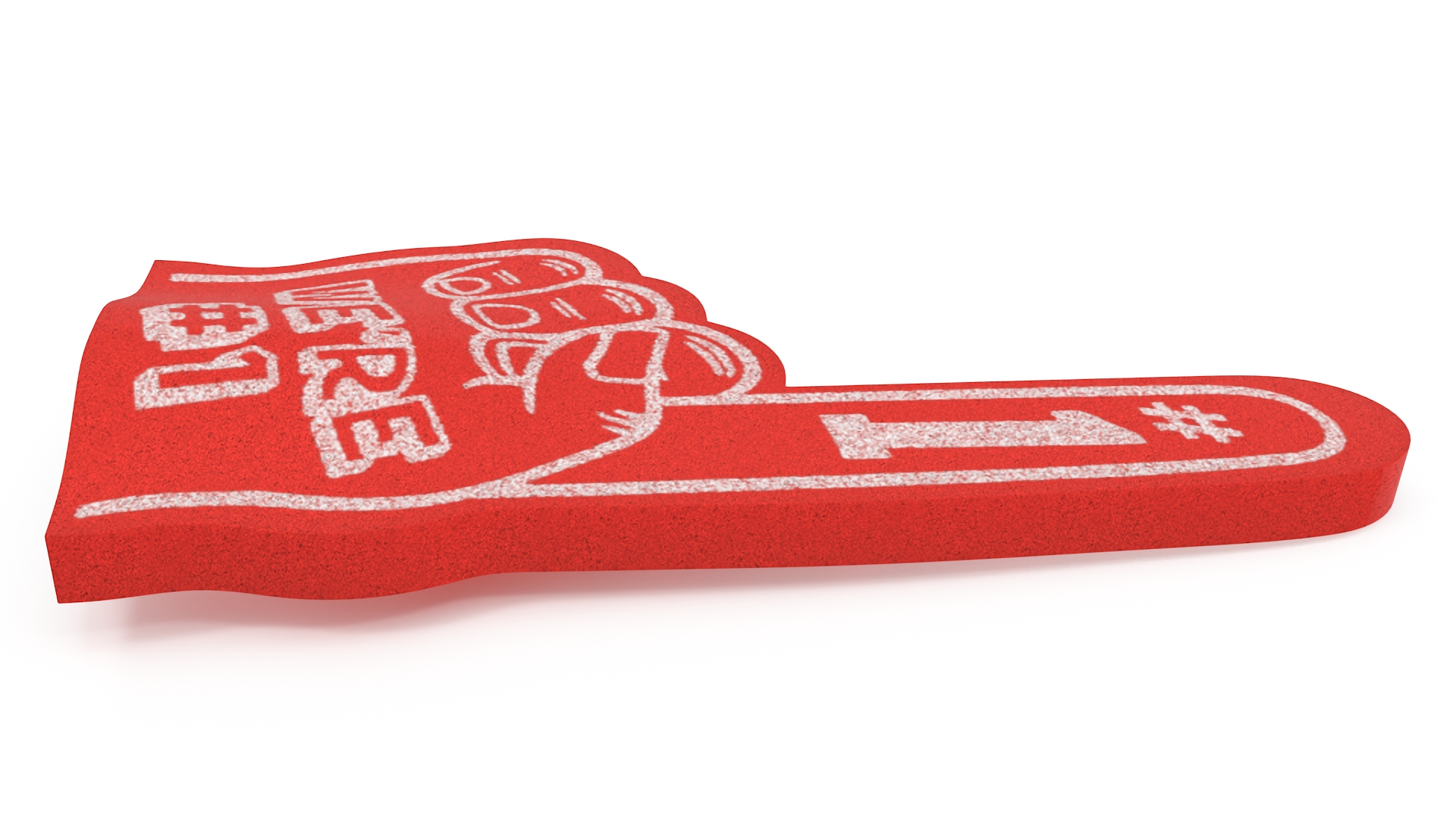 Foam Hand 3D model