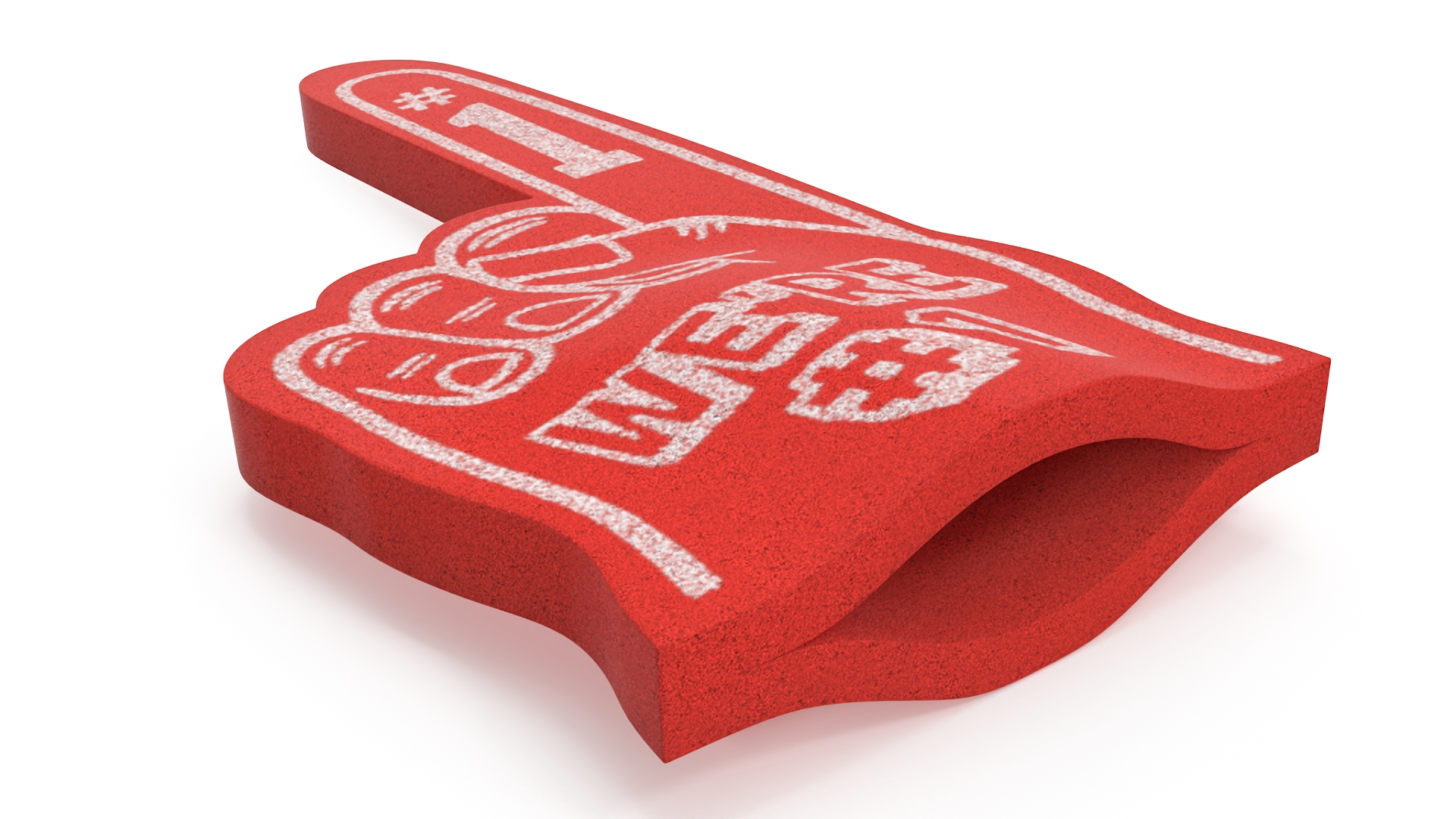 Foam Hand 3D model