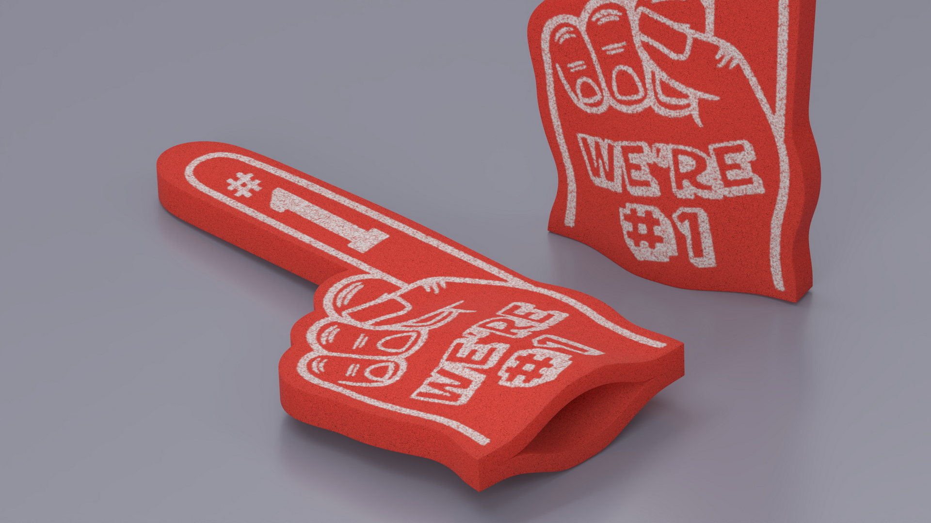 Foam Hand 3D model