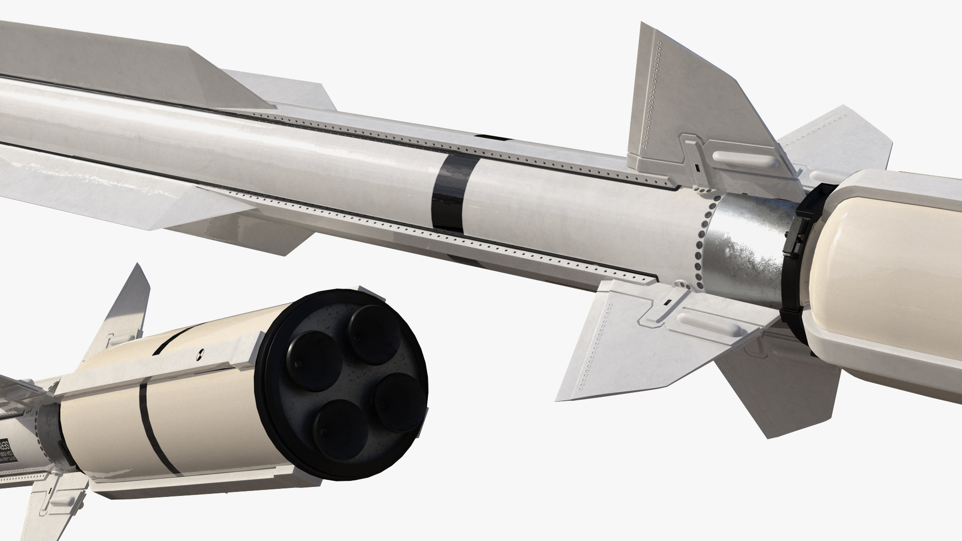 3D RIM 174 Standard Extended Range Active Missile