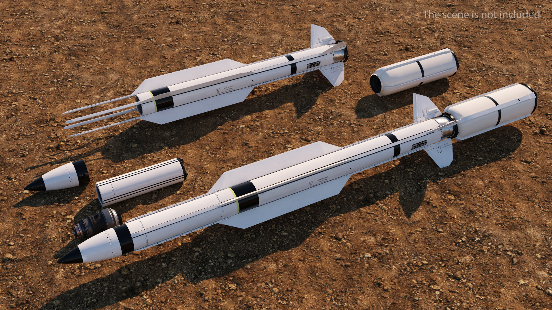 3D RIM 174 Standard Extended Range Active Missile