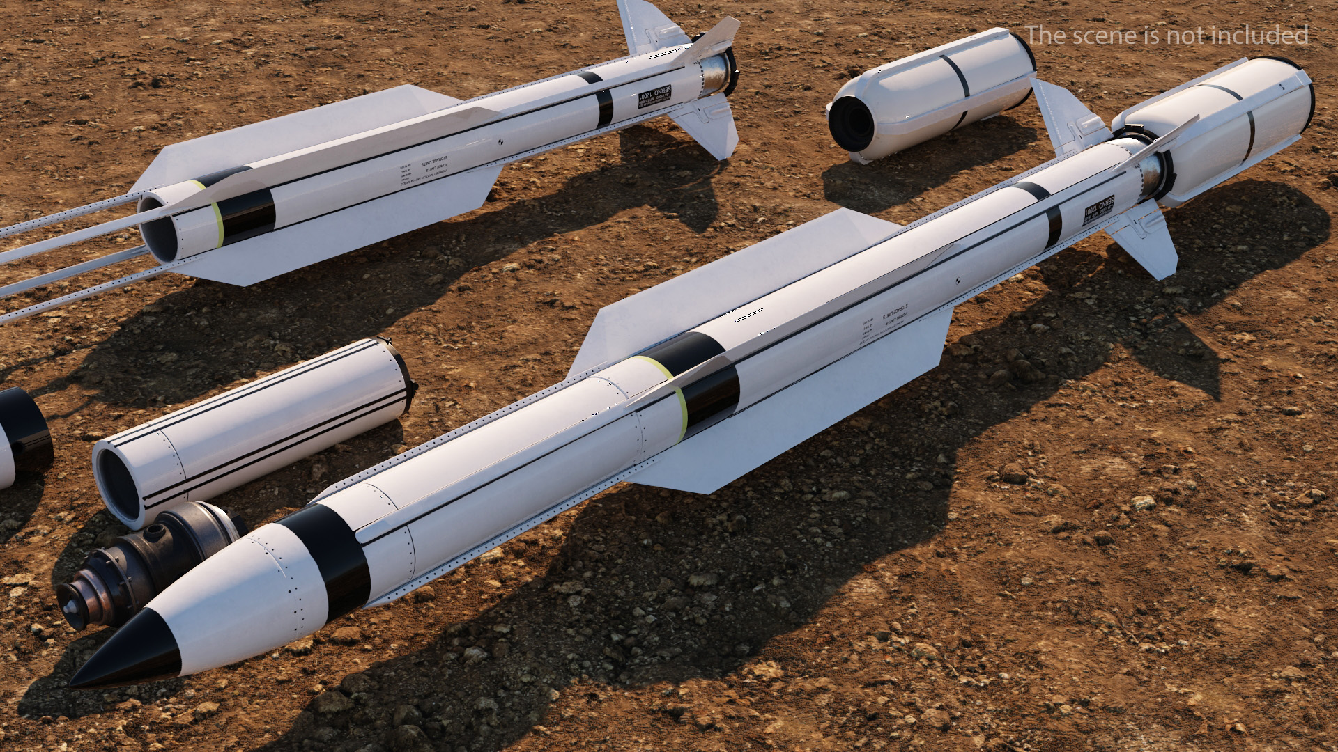 3D RIM 174 Standard Extended Range Active Missile