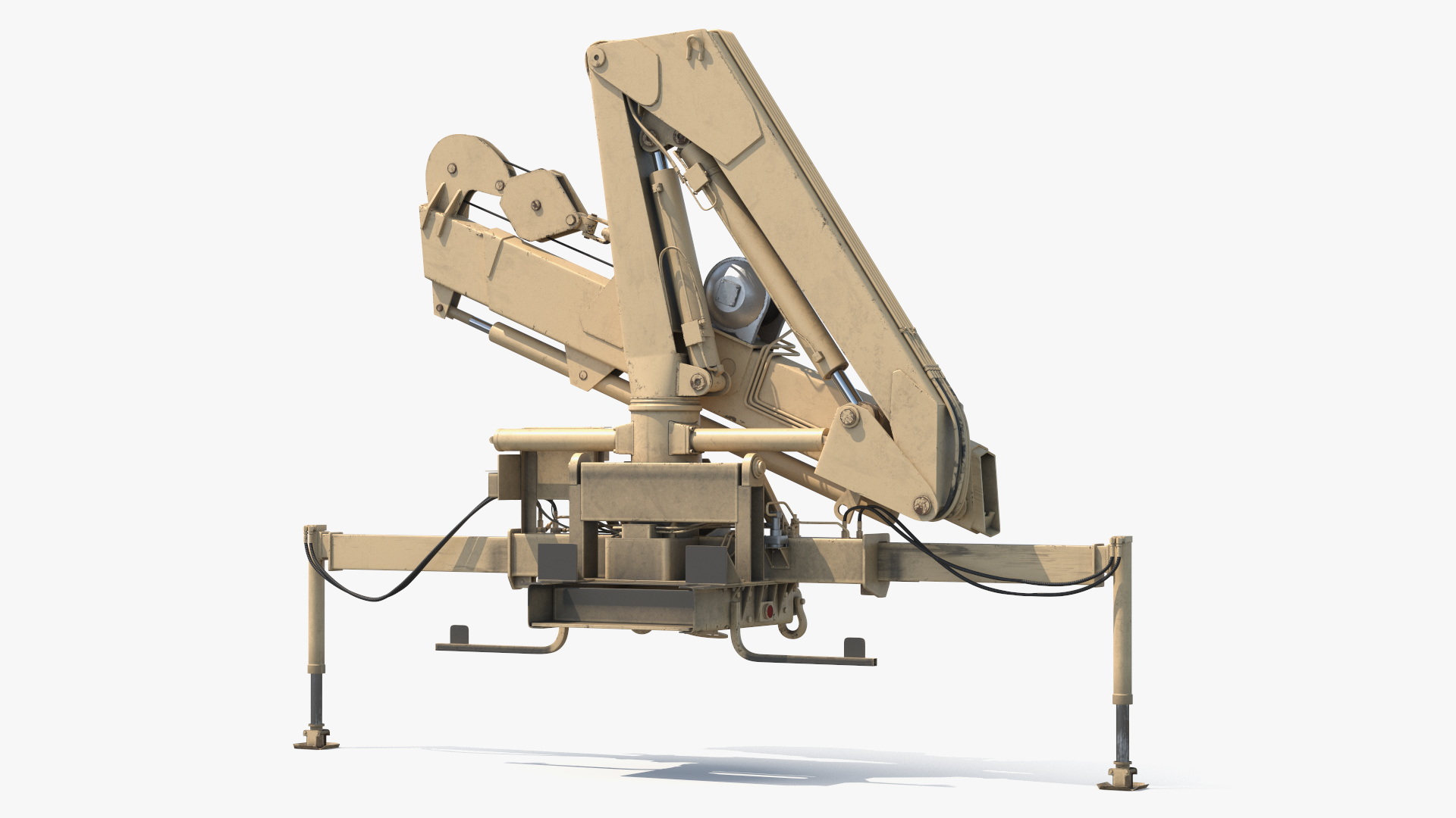 Military Loading Hydraulic Crane System Rigged - view 7