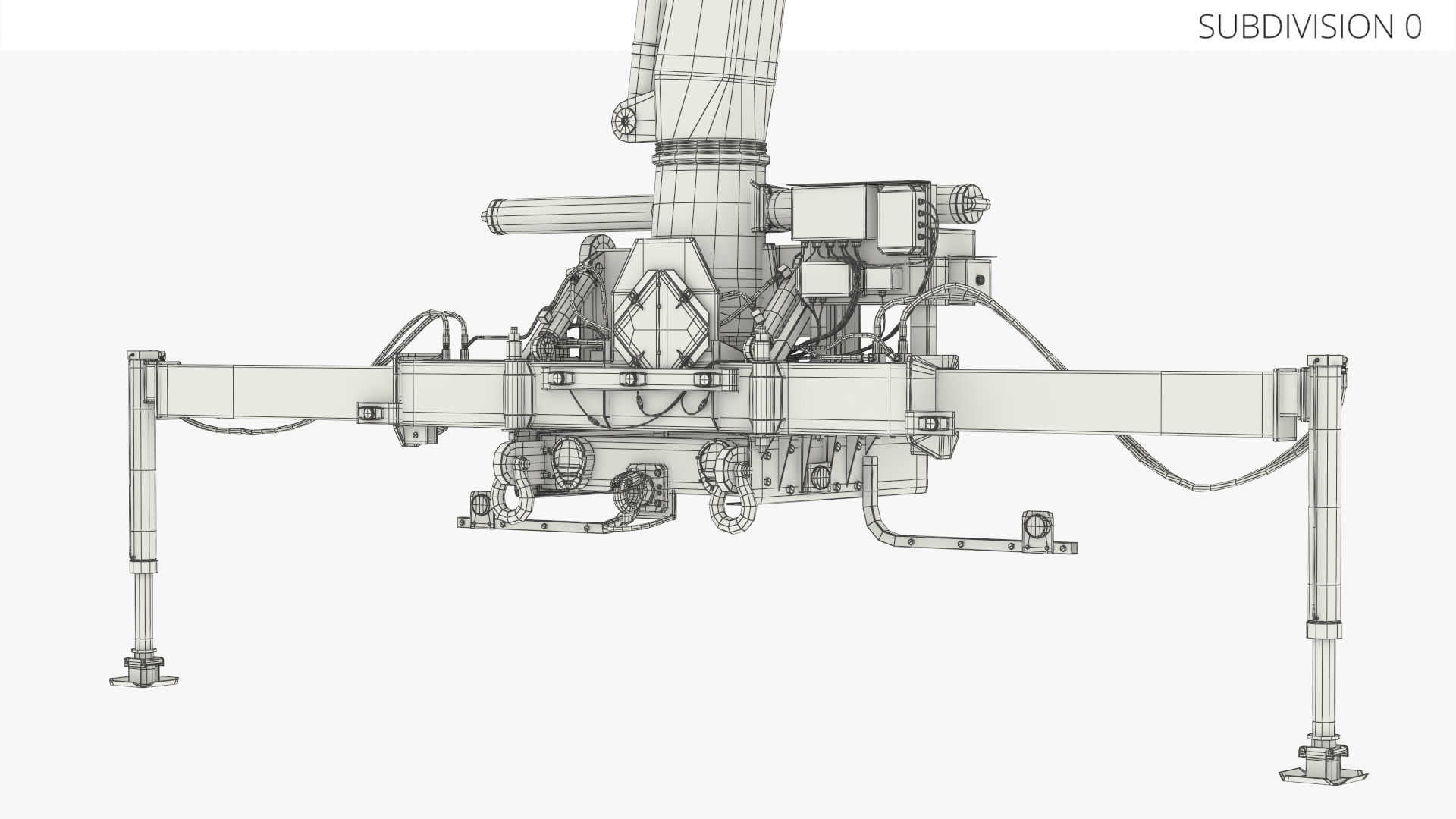 Military Loading Hydraulic Crane System Rigged - view 10