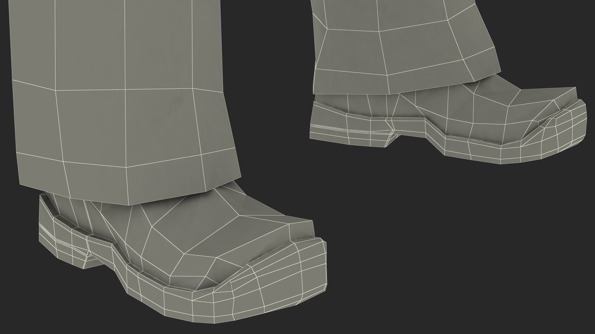 3D Carpenter Standing Pose model