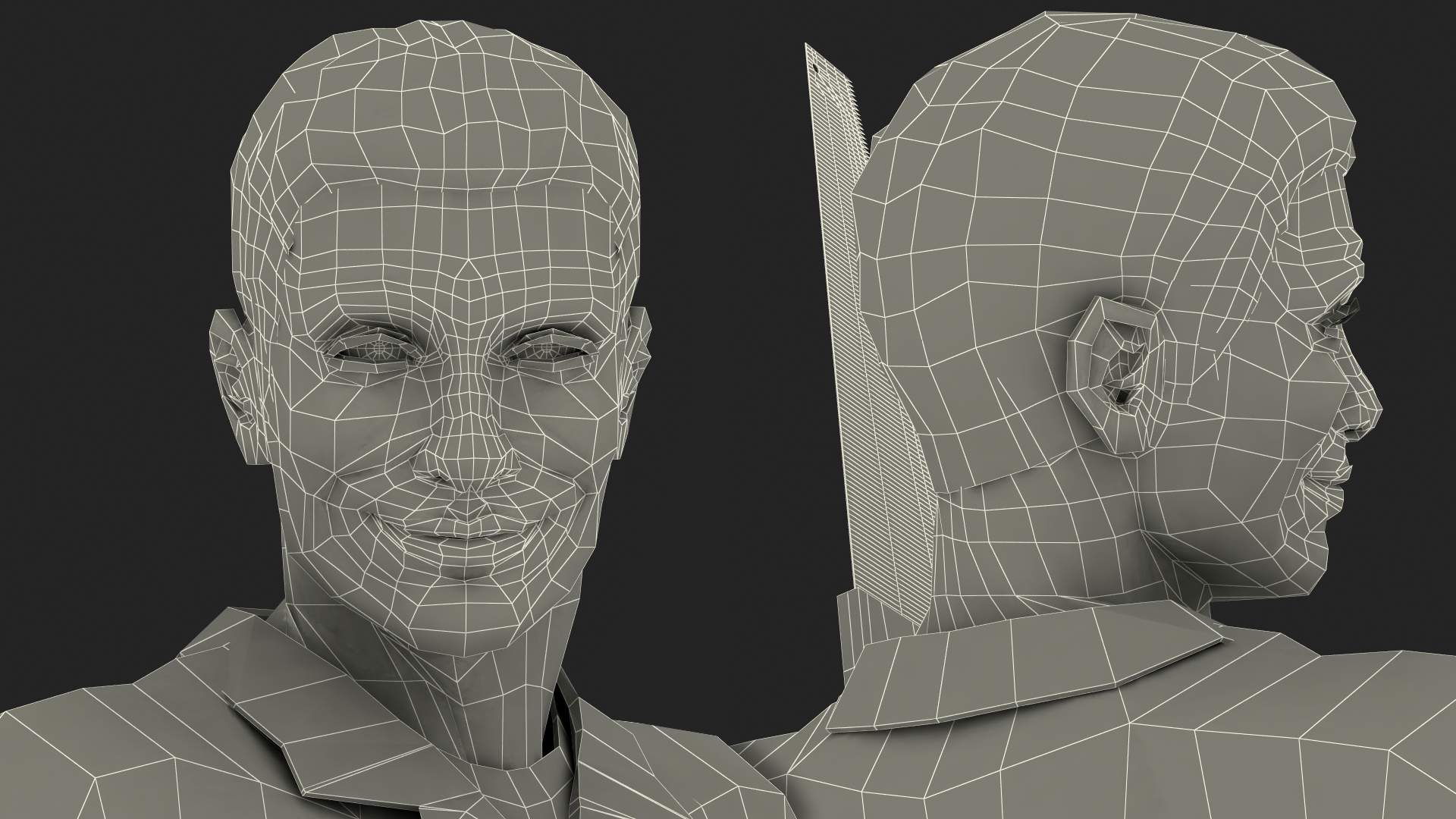 3D Carpenter Standing Pose model