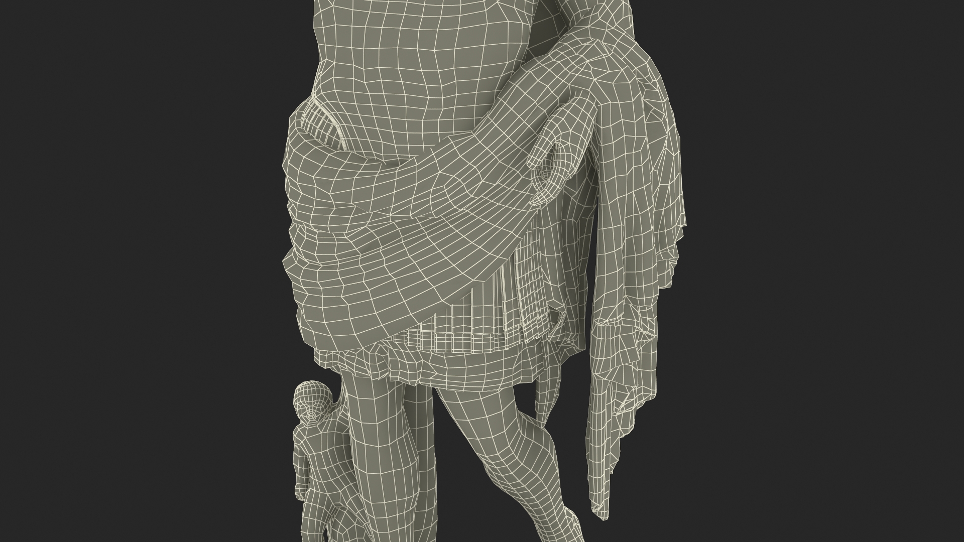 3D Roman Leader Statue of Prima Porta Stylized Replica