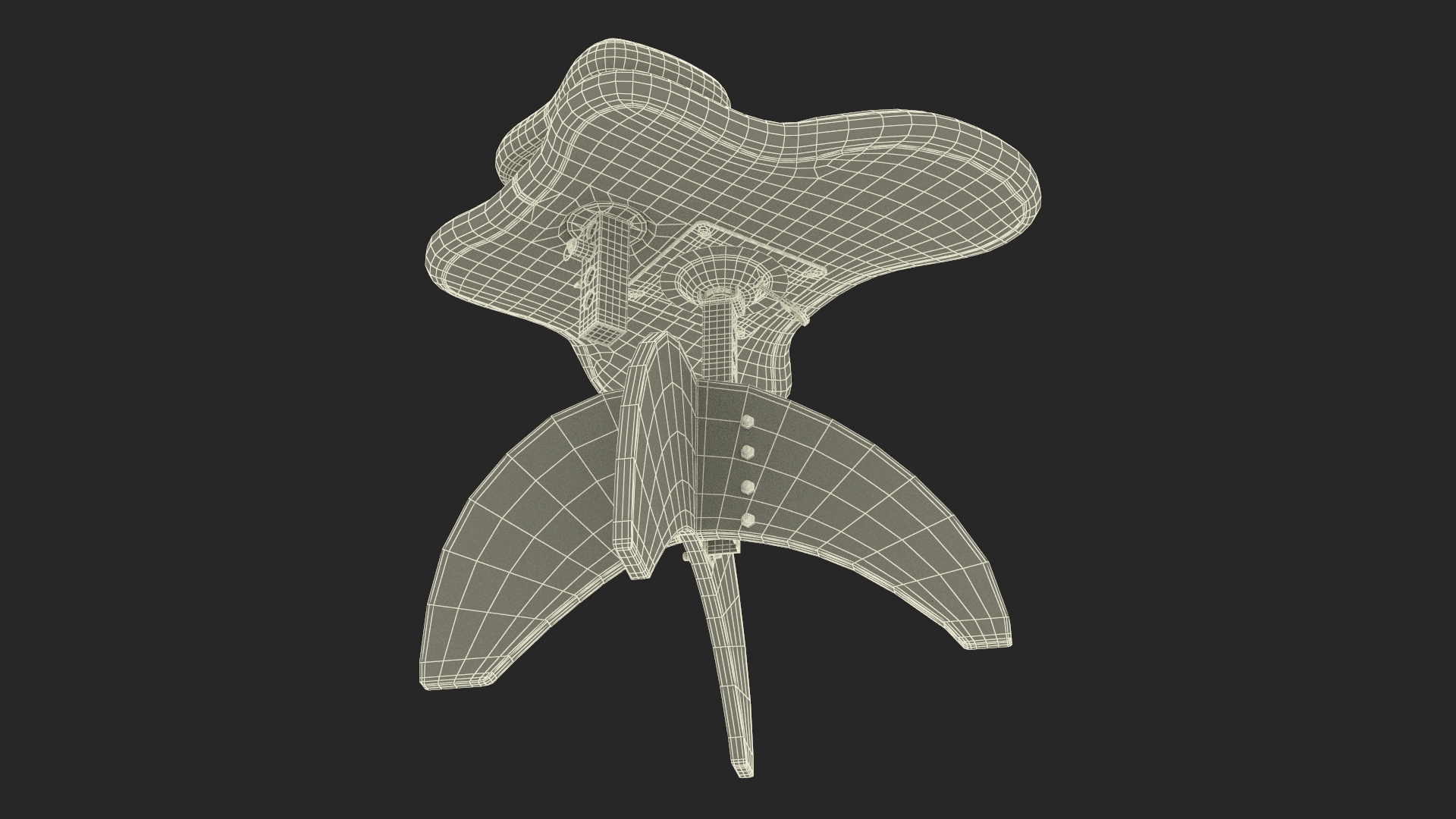 Cross Legged Soul Seat 3D