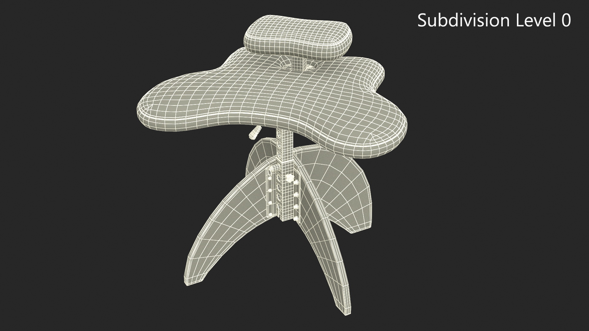 Cross Legged Soul Seat 3D