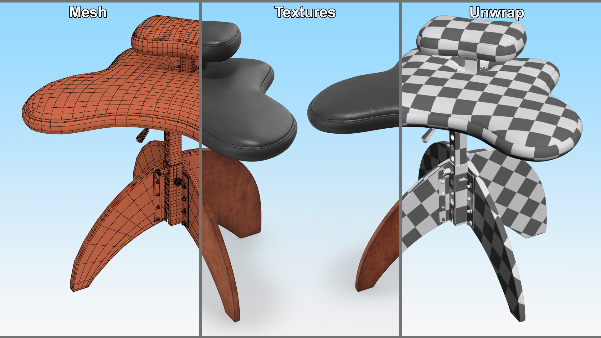 Cross Legged Soul Seat 3D