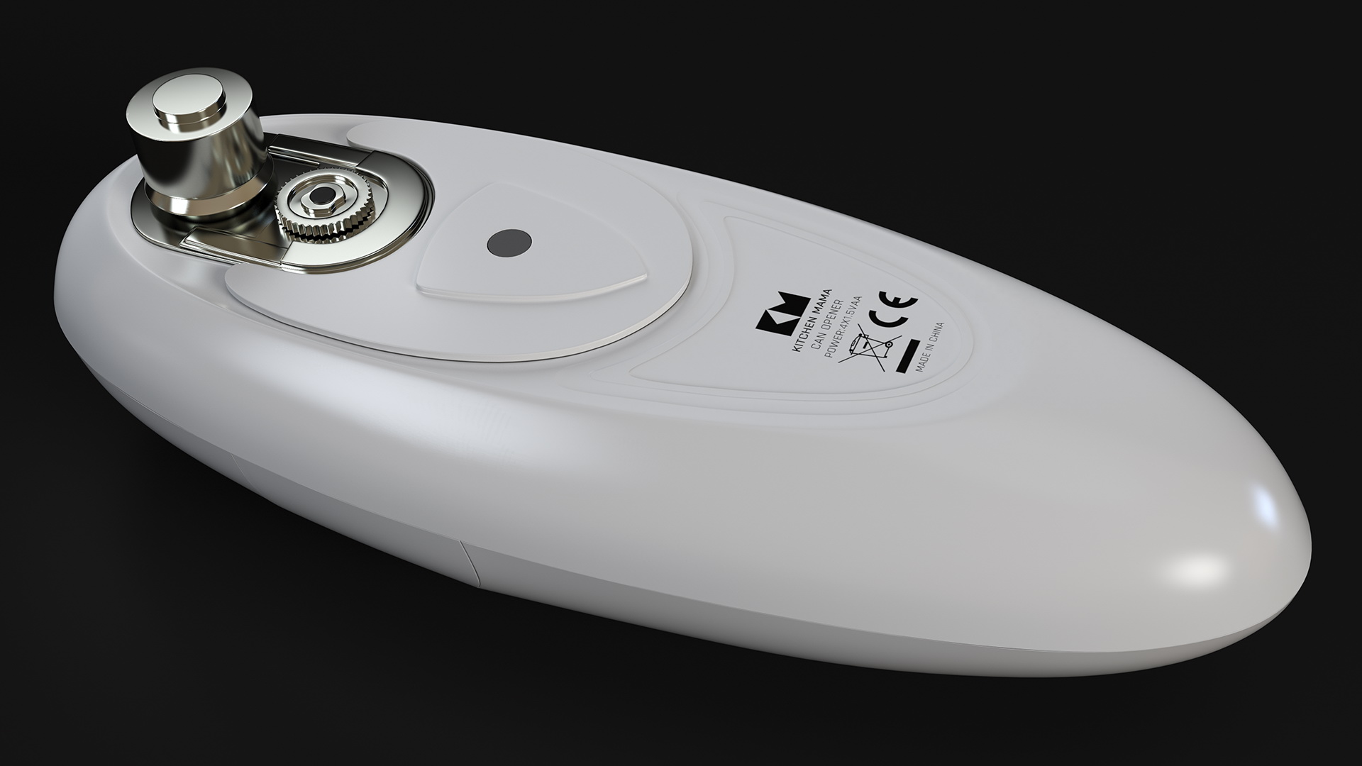 3D Mini Electric Can Opener Kitchen Mama White model