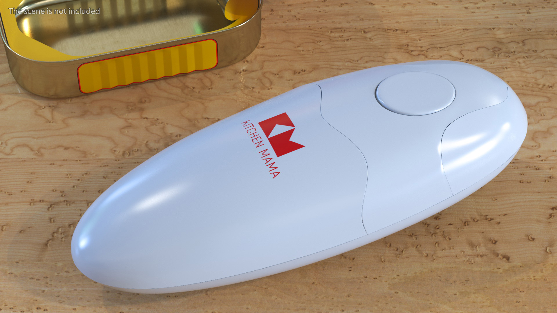 3D Mini Electric Can Opener Kitchen Mama White model