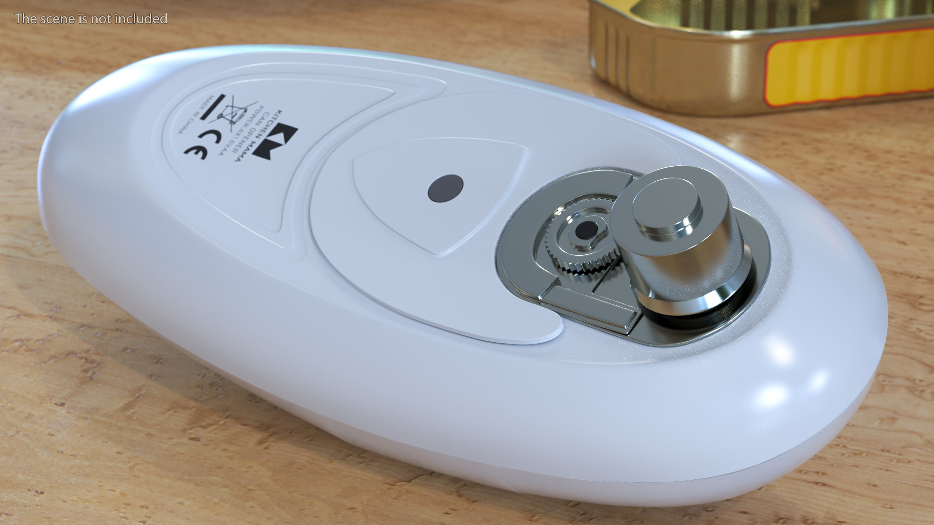 3D Mini Electric Can Opener Kitchen Mama White model