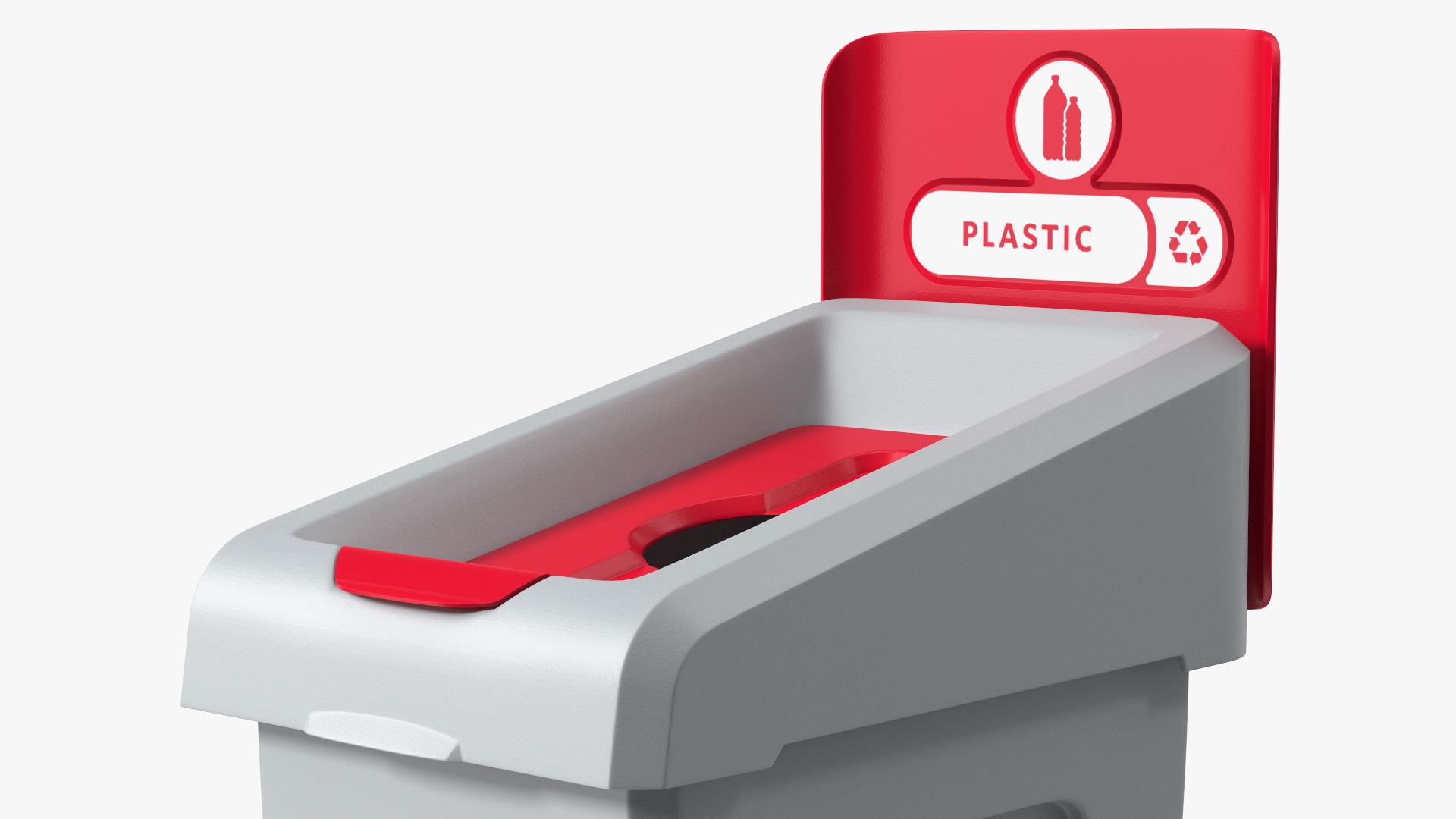 3D Plastic Waste Recycling Container model