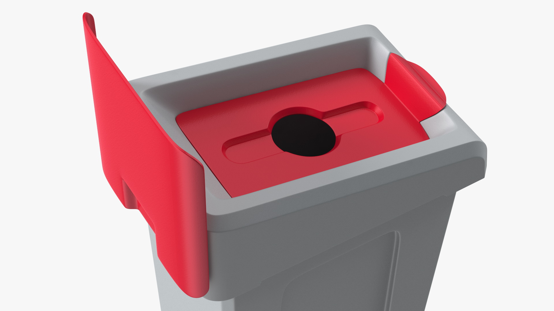 3D Plastic Waste Recycling Container model