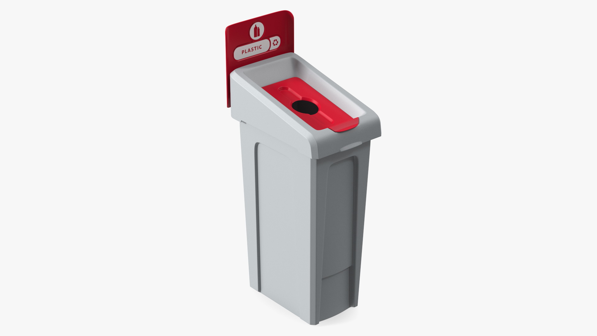 3D Plastic Waste Recycling Container model