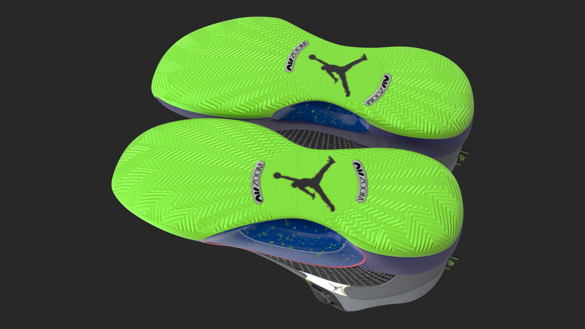 3D Air Jordan 35 Bel-Air Basketball Shoes model