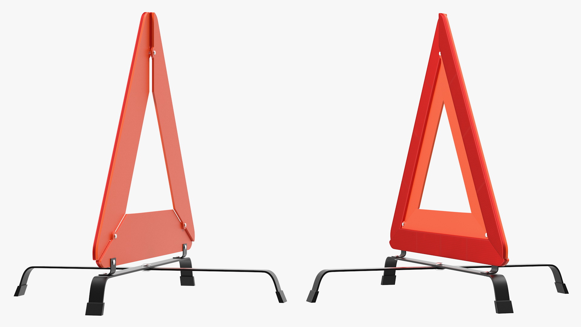 3D Emergency Warning Triangle