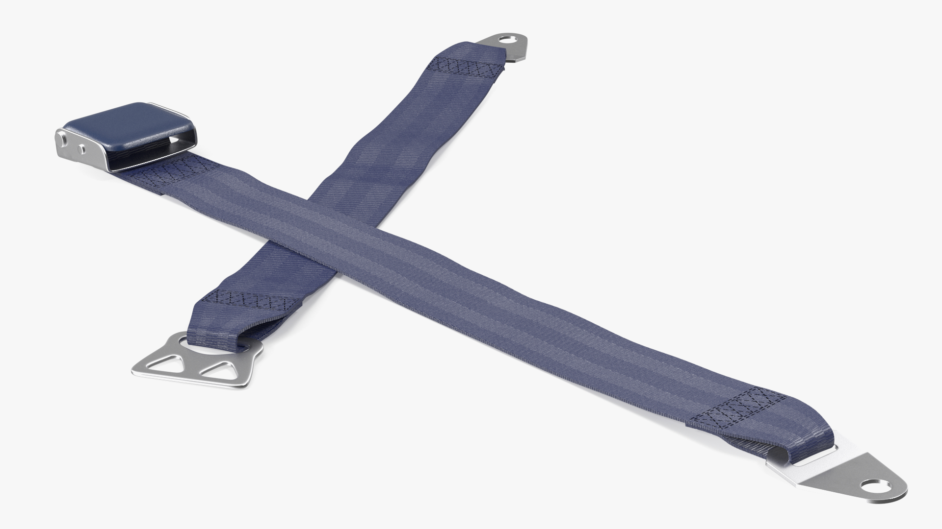 3D Airline Seat Belt Extender Type B Blue model