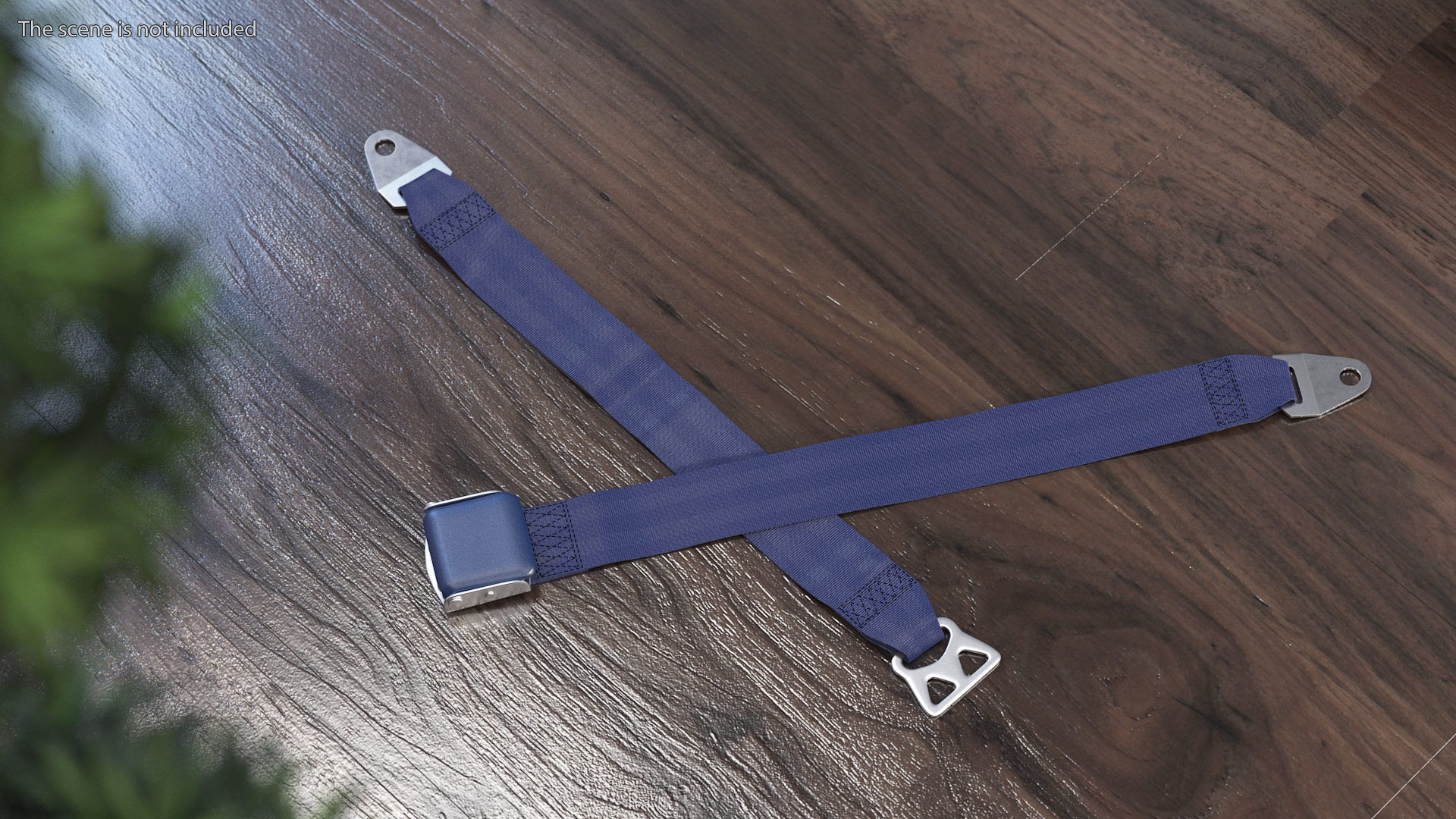 3D Airline Seat Belt Extender Type B Blue model