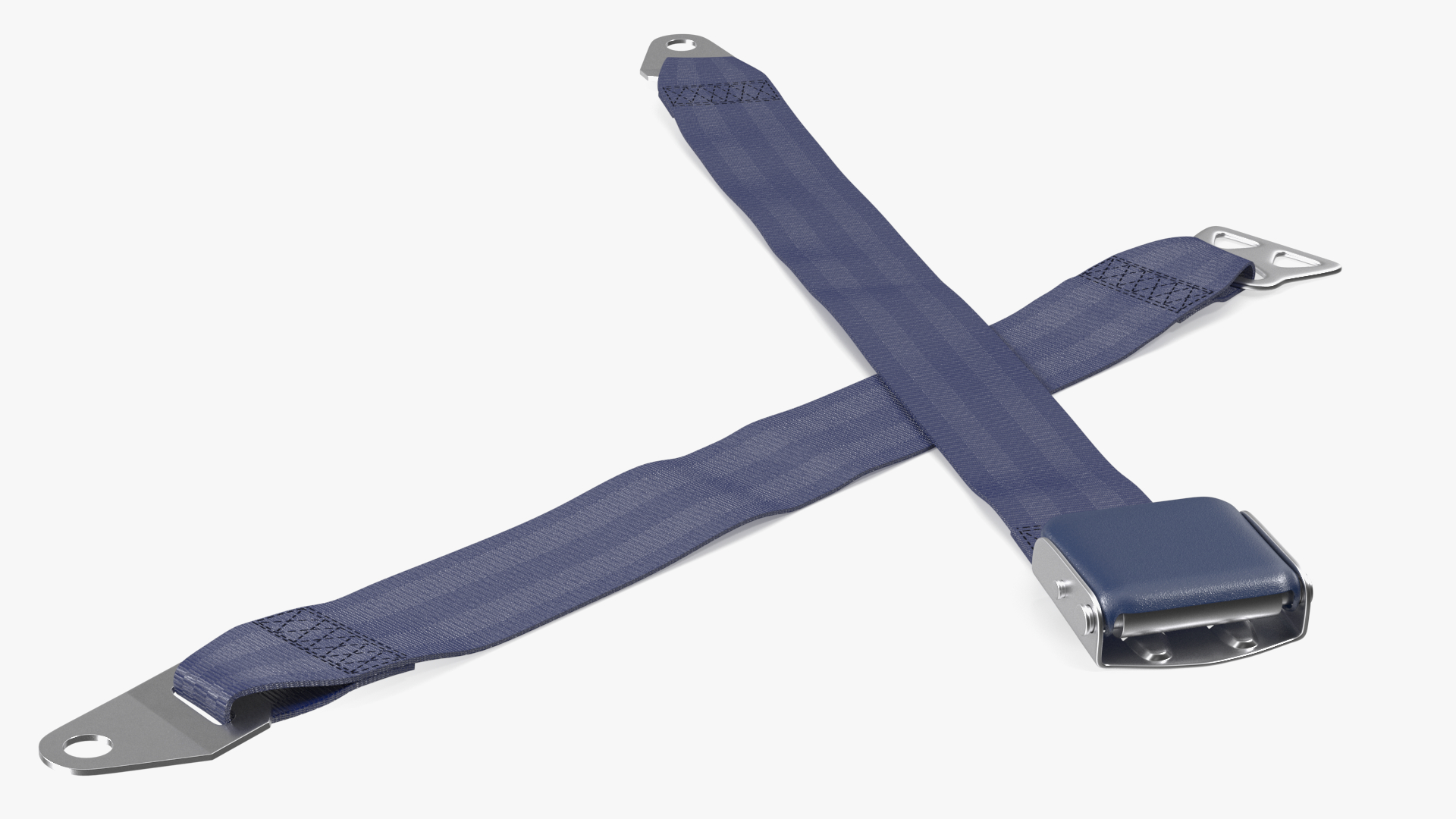 3D Airline Seat Belt Extender Type B Blue model
