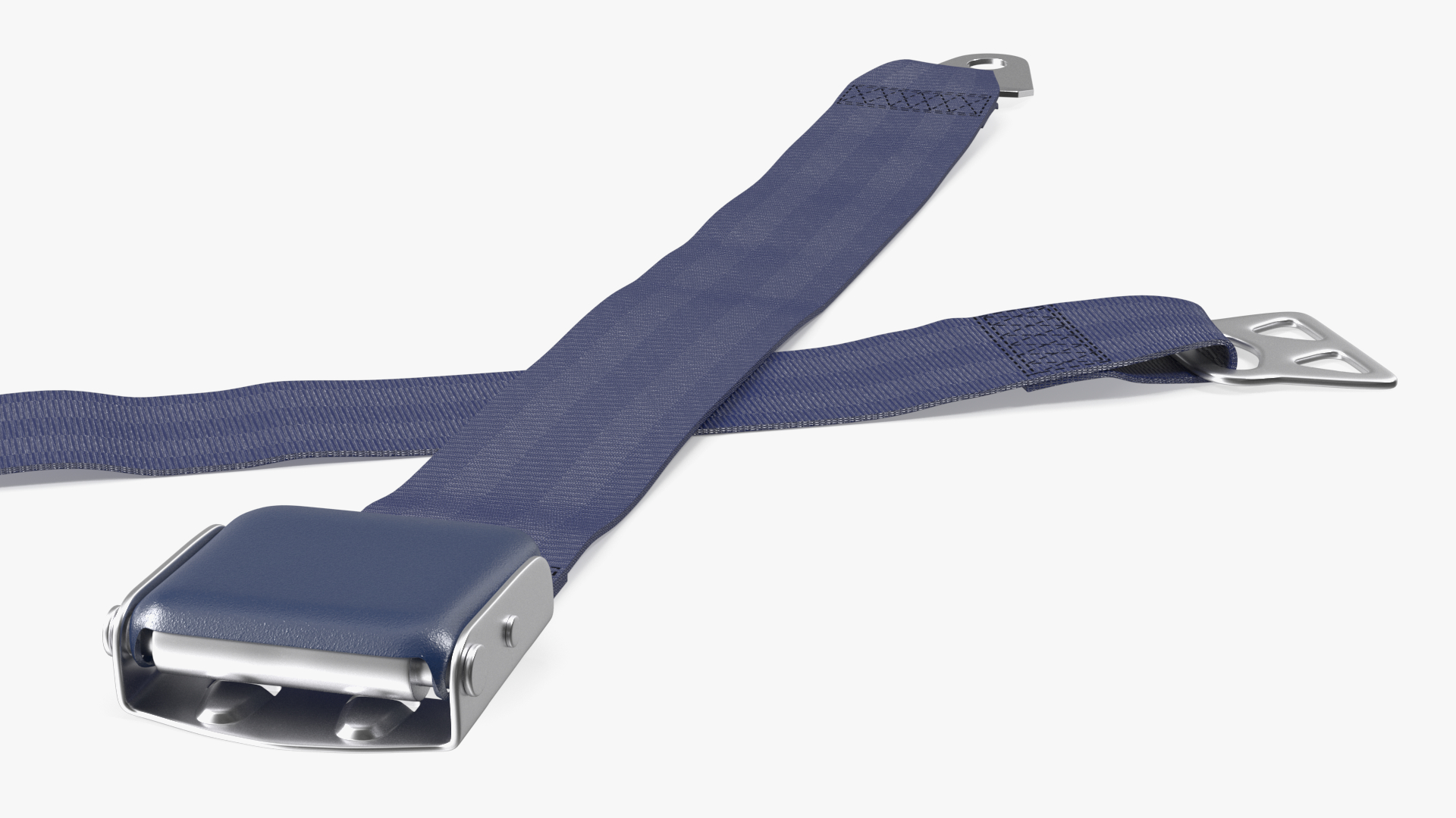 3D Airline Seat Belt Extender Type B Blue model
