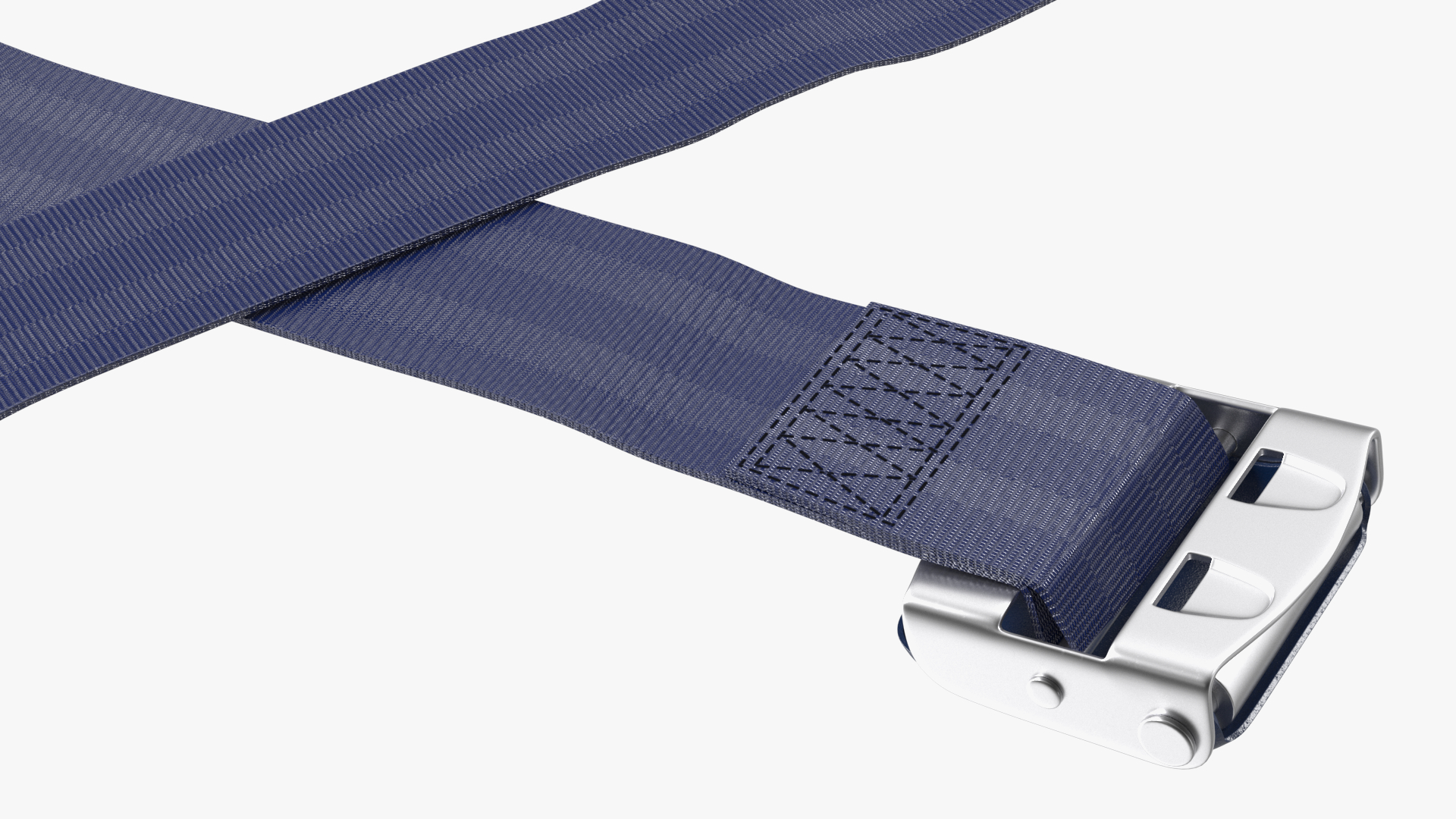 3D Airline Seat Belt Extender Type B Blue model