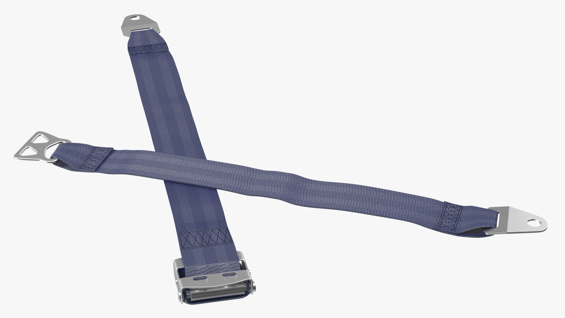 3D Airline Seat Belt Extender Type B Blue model