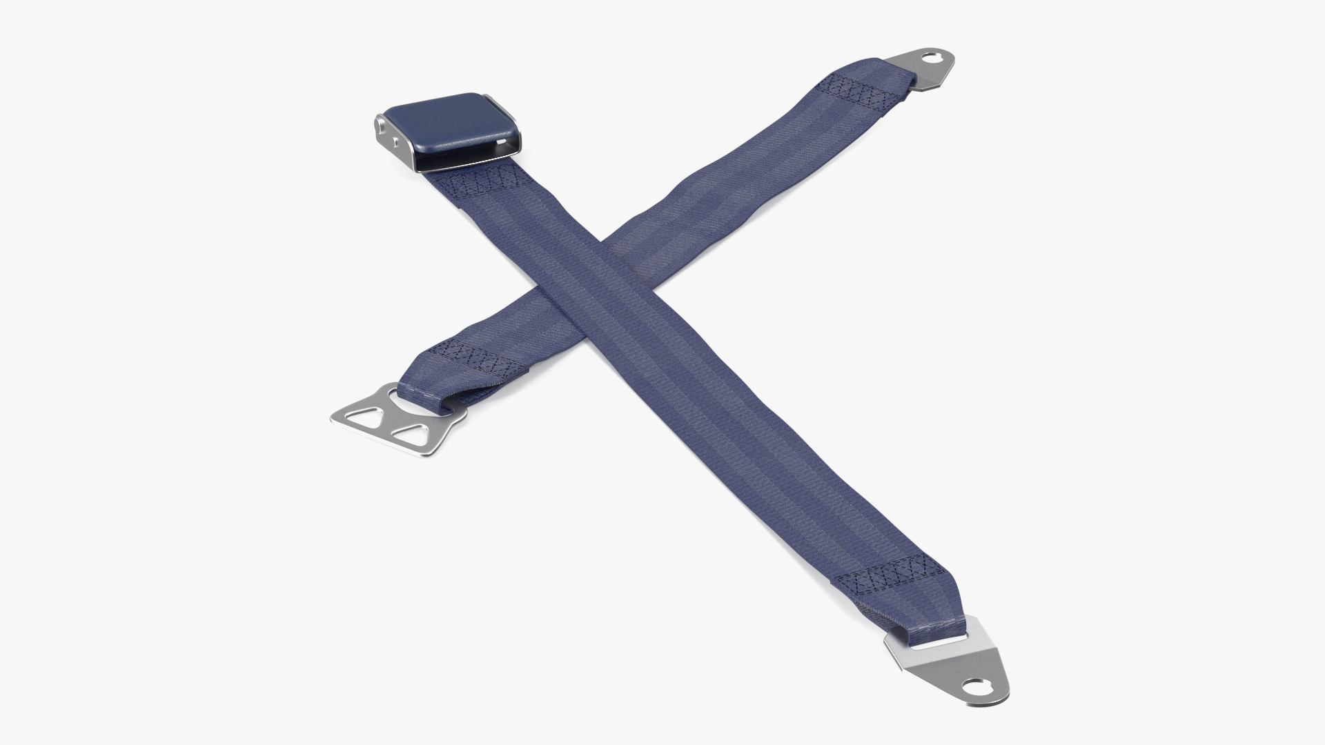 3D Airline Seat Belt Extender Type B Blue model