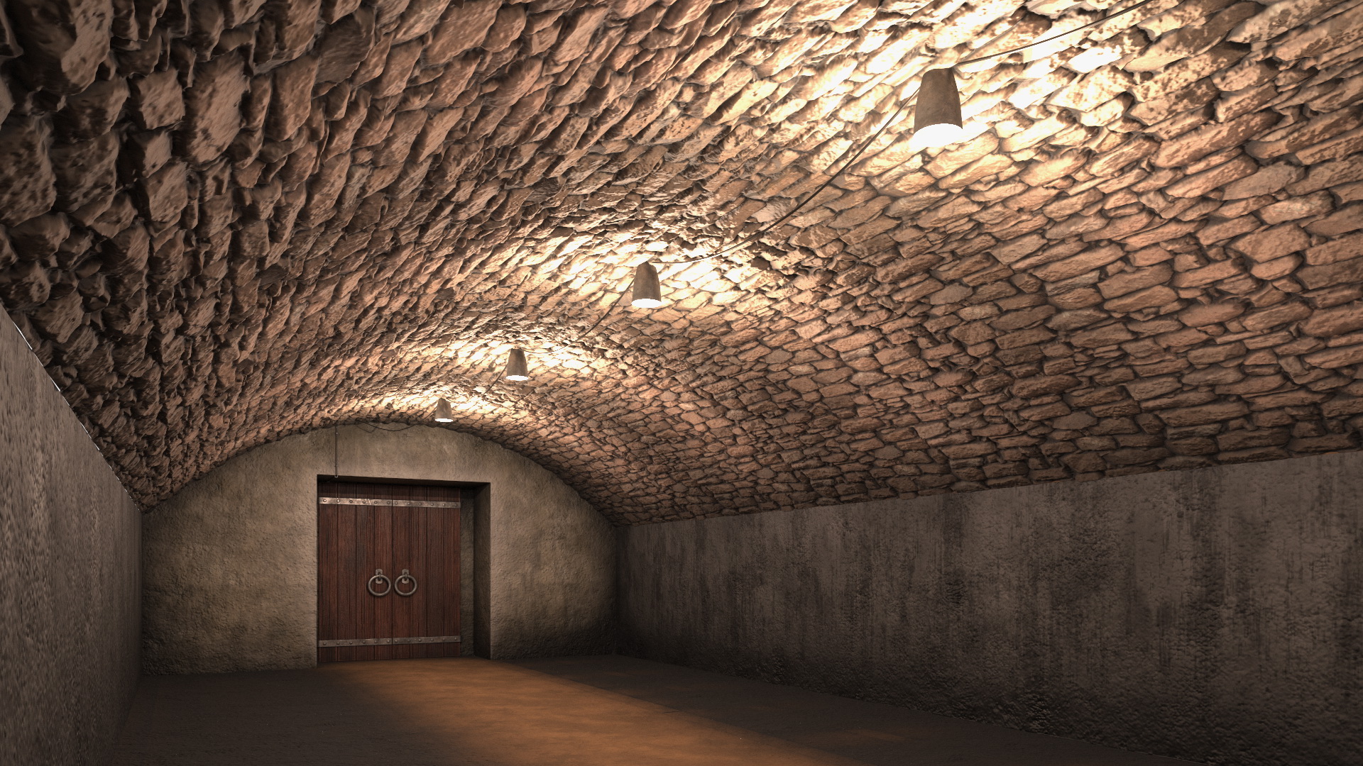 3D model Root Cellar Interior