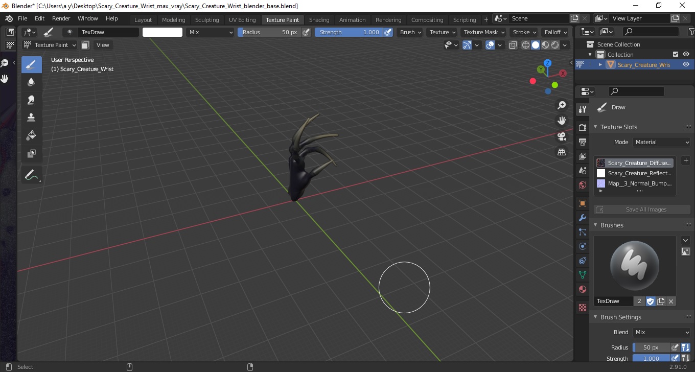 3D model Scary Creature Wrist