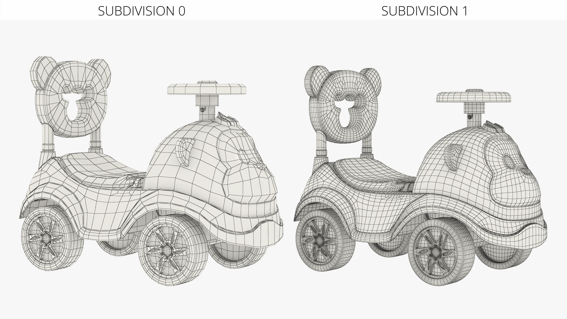 Baby Push Car with Steering Wheel Pink, view 10